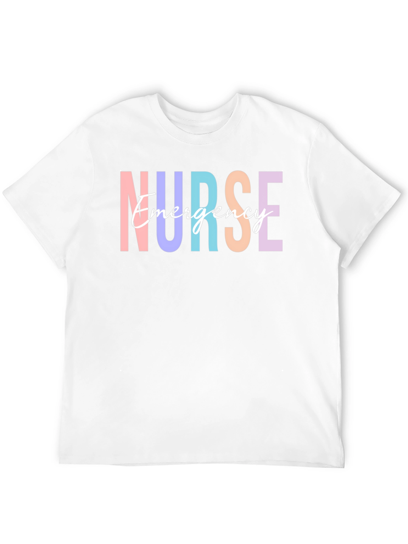 Emergency Nurse T-Shirt - Colorful Design