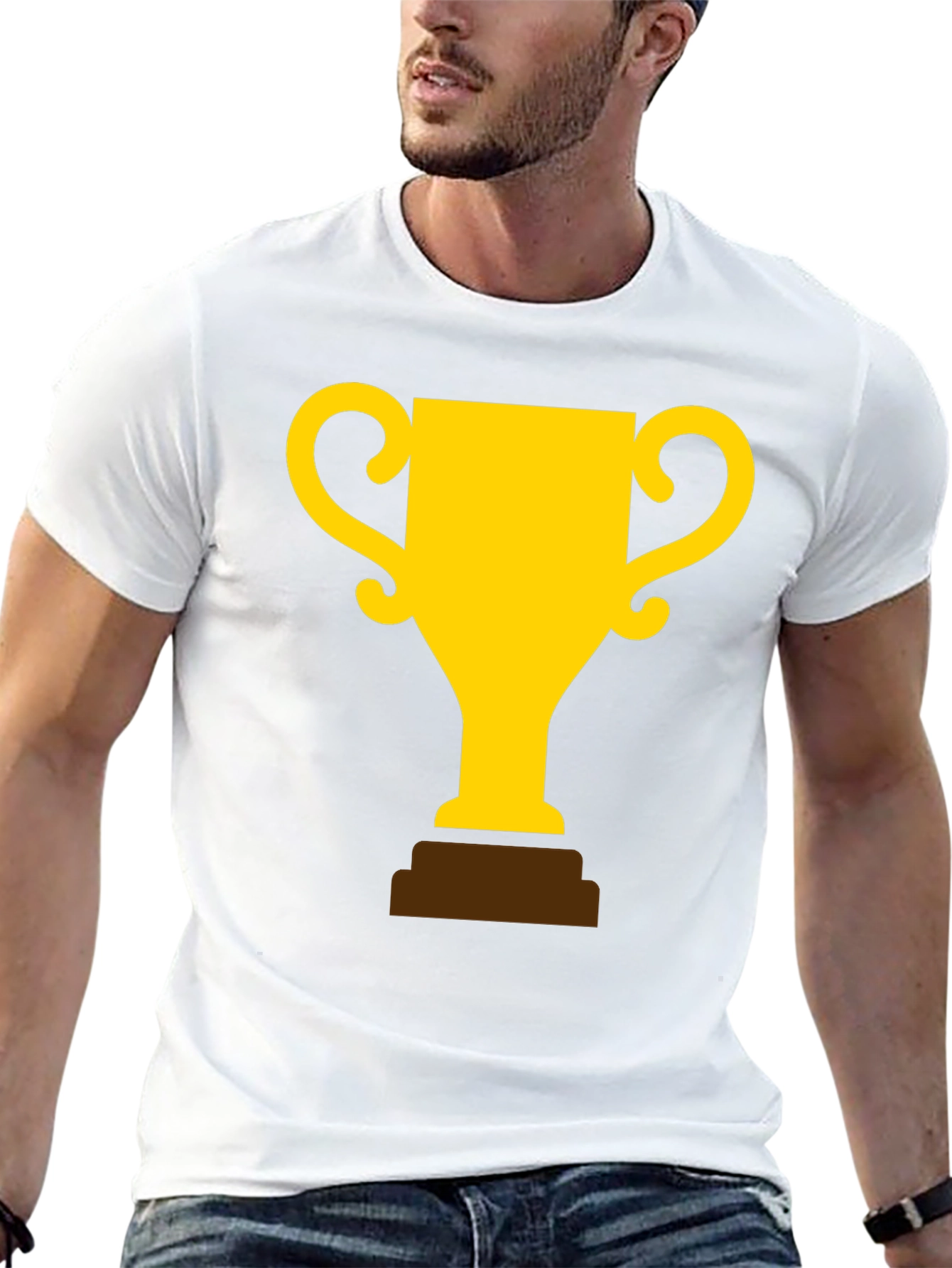 Black Trophy Graphic T-Shirt - Champion Style