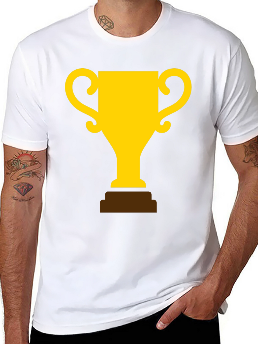 Black Trophy Graphic T-Shirt - Champion Style