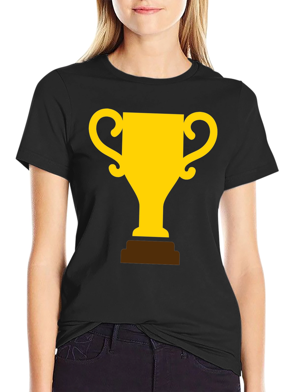 Black Trophy Graphic T-Shirt - Champion Style