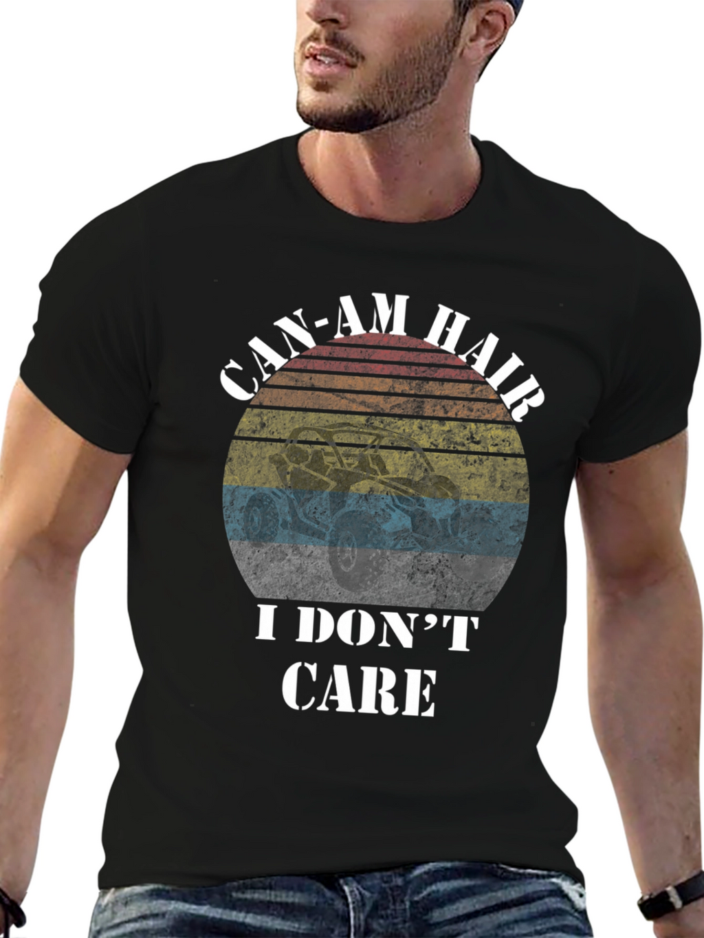 Can-Am Hair Dont Care Black T-Shirt