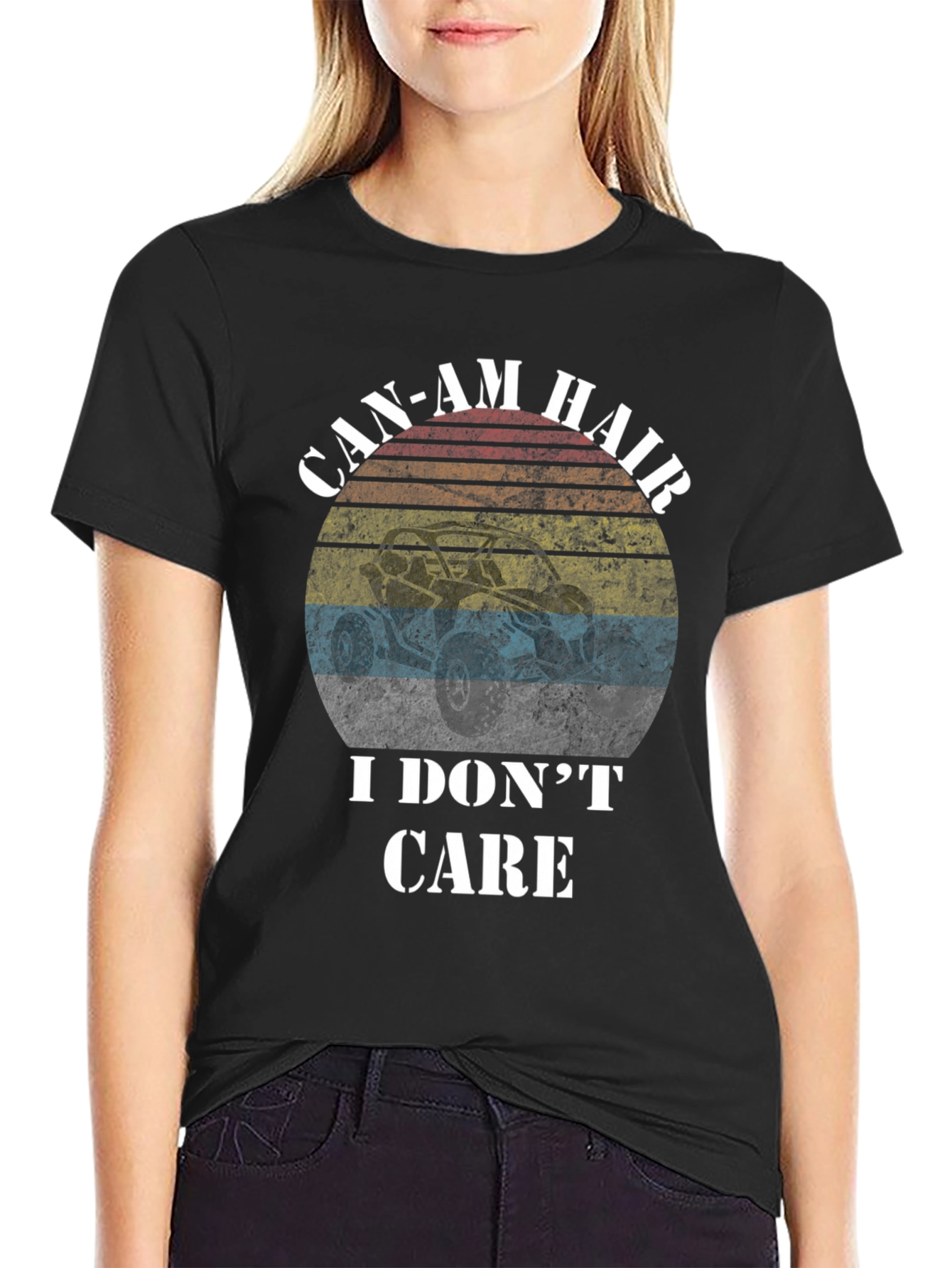 Can-Am Hair Dont Care Black T-Shirt