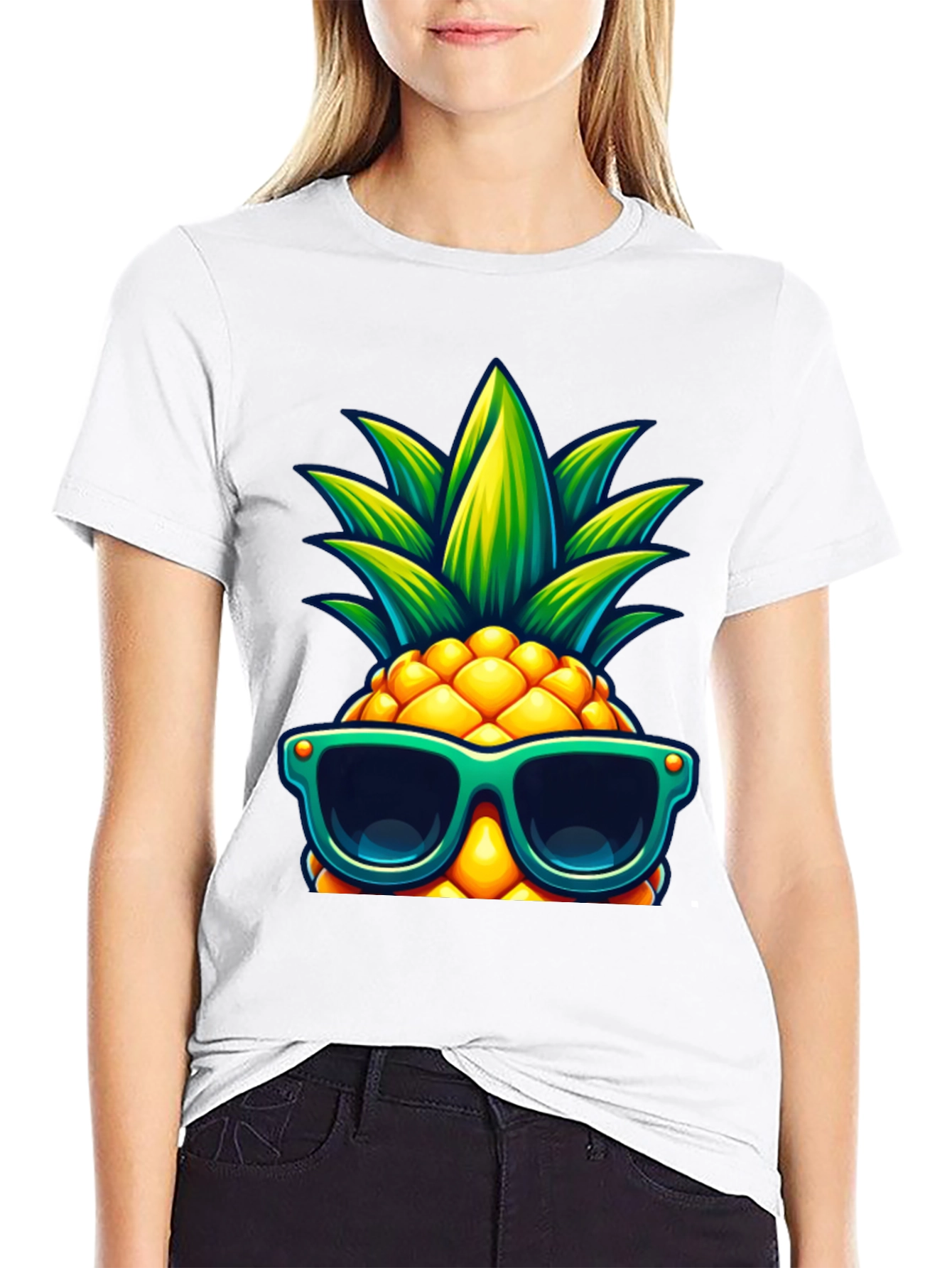 Cool Pineapple Graphic Tee - Summer Vibes!