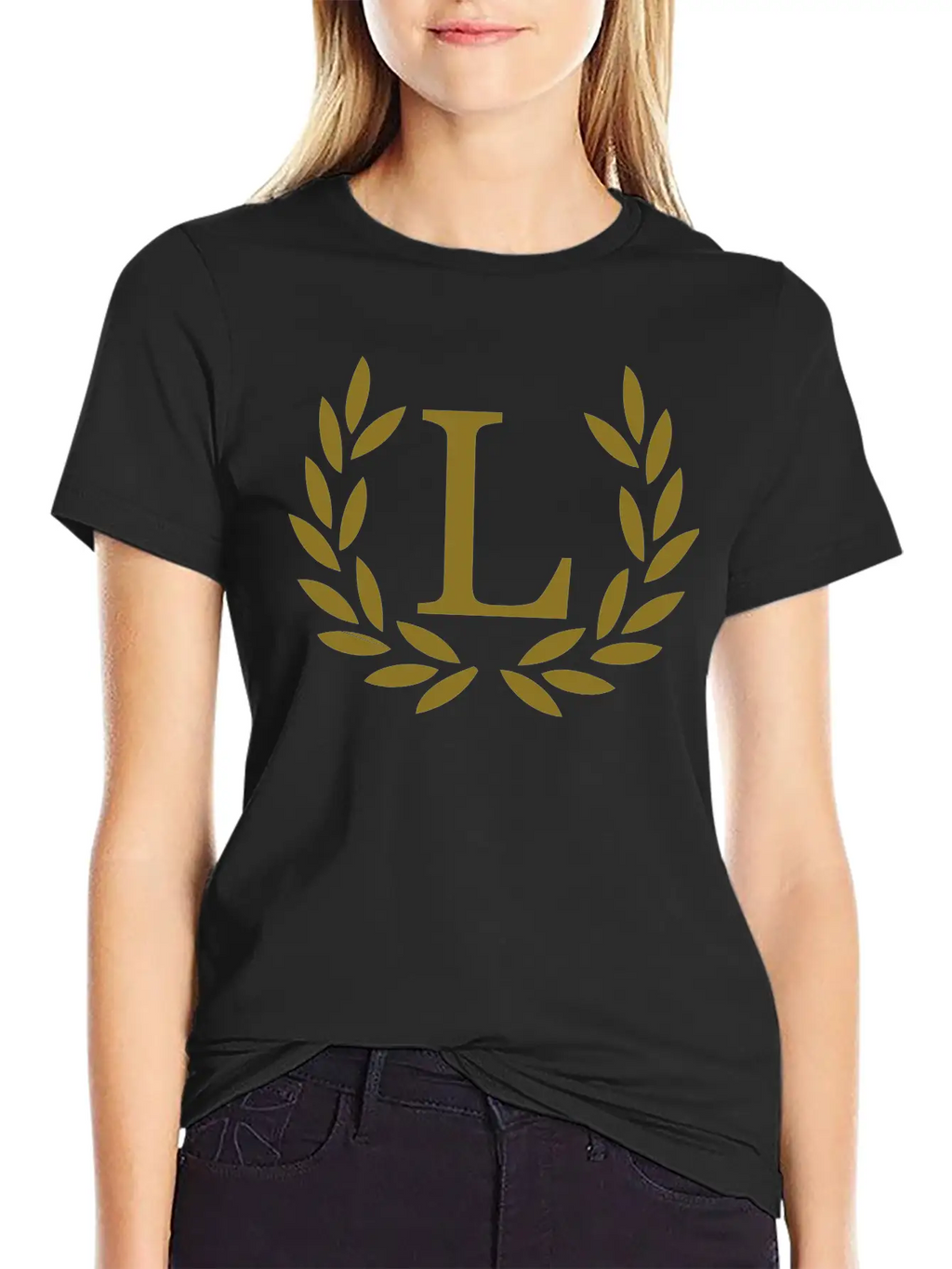 L - Letter Breathable Soft Cotton T-Shirt – Timeless Casual Look