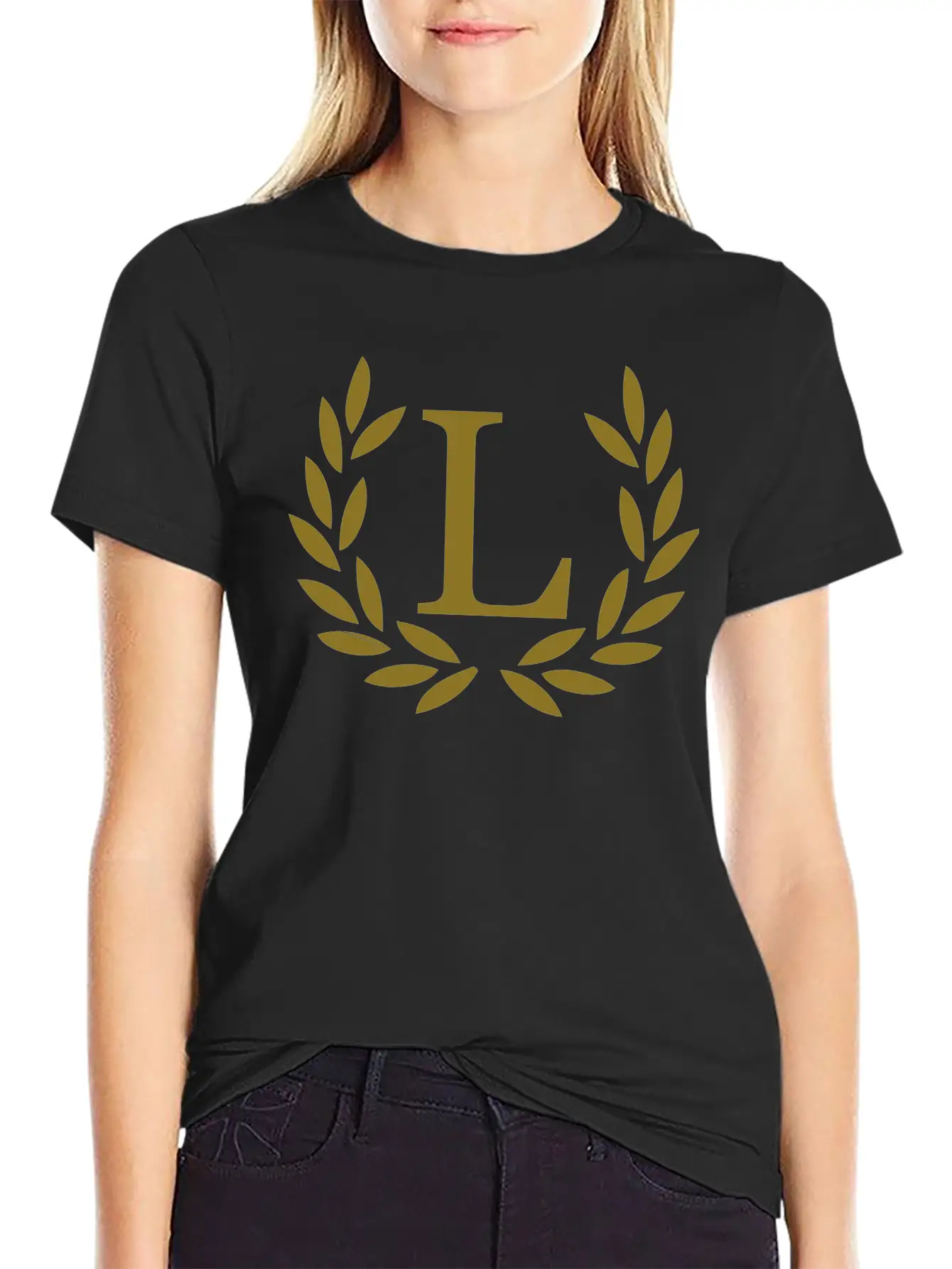 L - Letter Breathable Soft Cotton T-Shirt – Timeless Casual Look