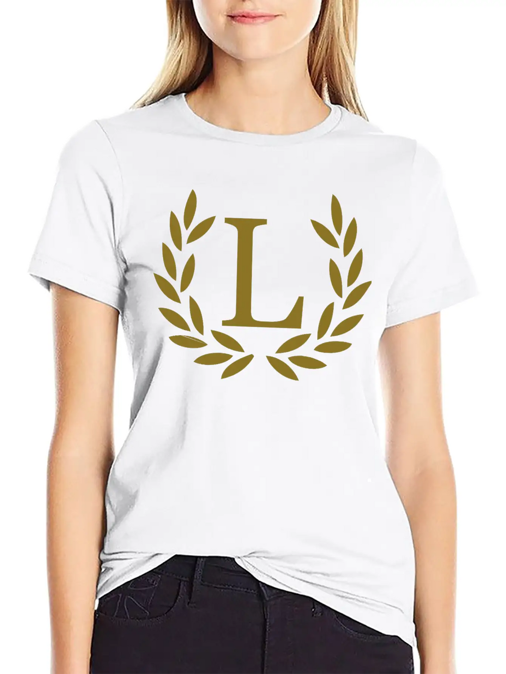 L - Letter Breathable Soft Cotton T-Shirt – Timeless Casual Look
