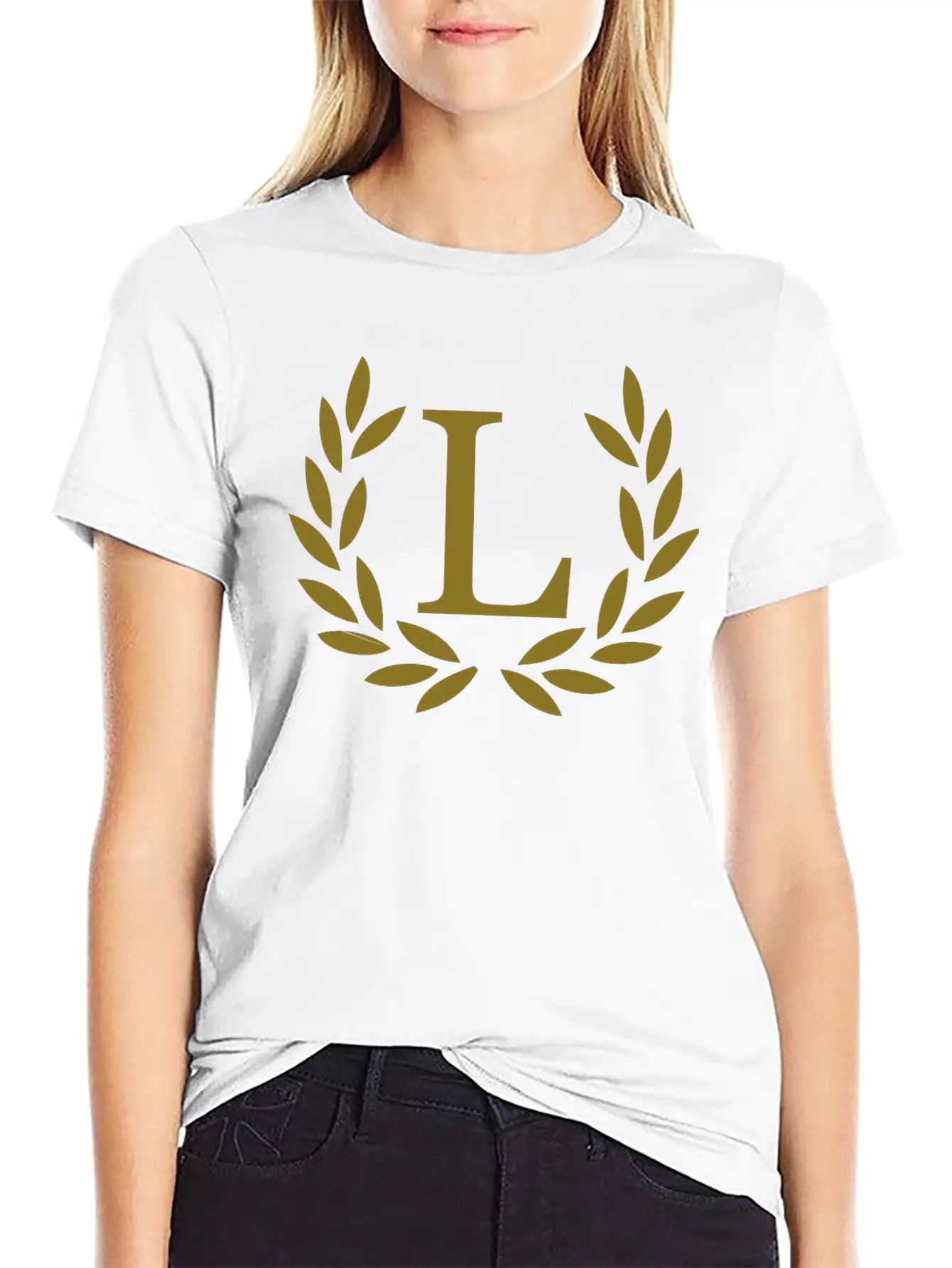L - Letter Breathable Soft Cotton T-Shirt – Timeless Casual Look