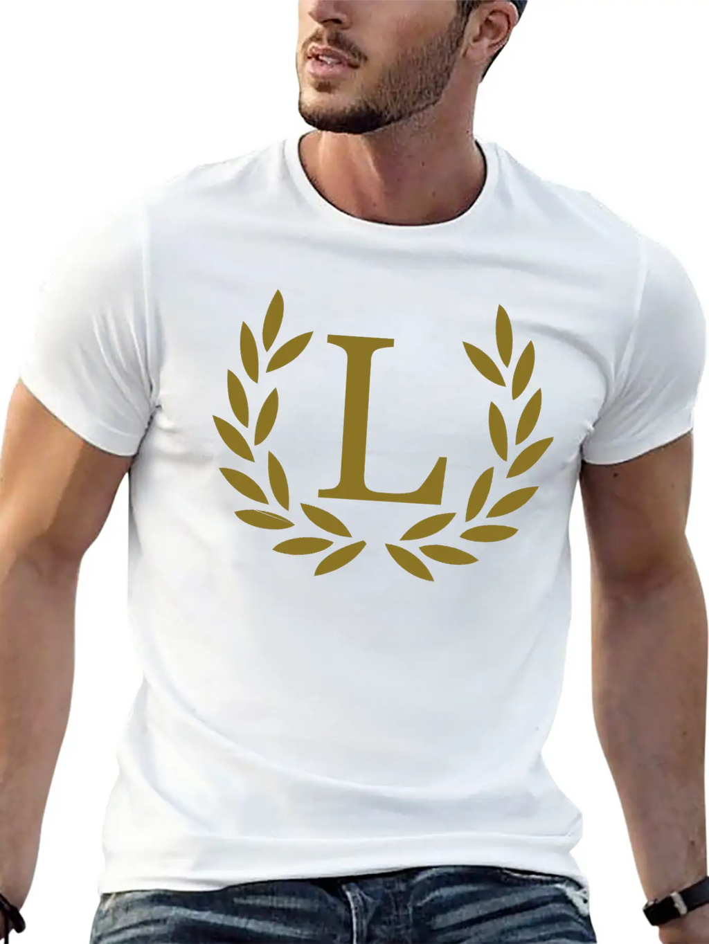 L - Letter Breathable Soft Cotton T-Shirt – Timeless Casual Look
