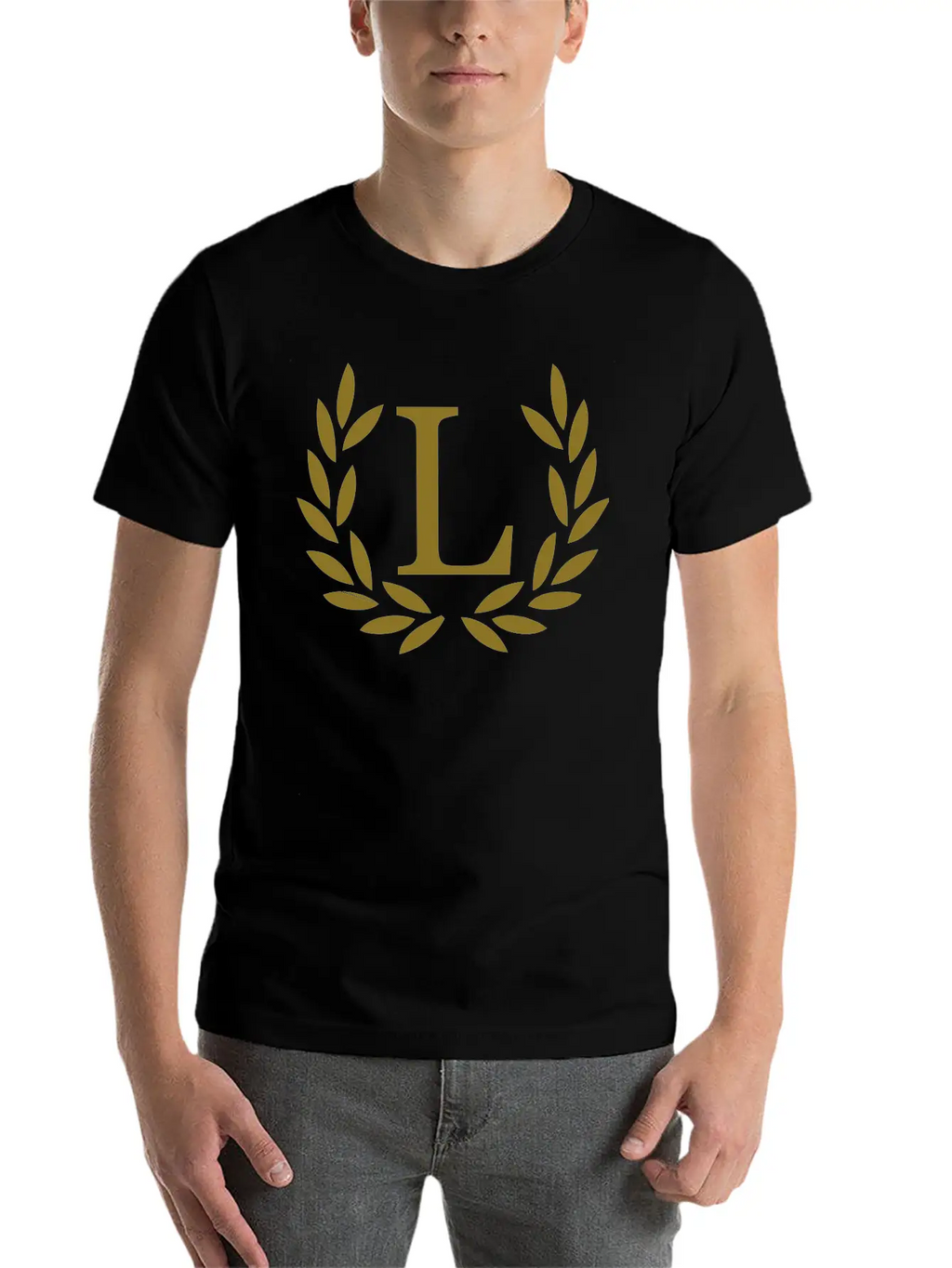 L - Letter Breathable Soft Cotton T-Shirt – Timeless Casual Look