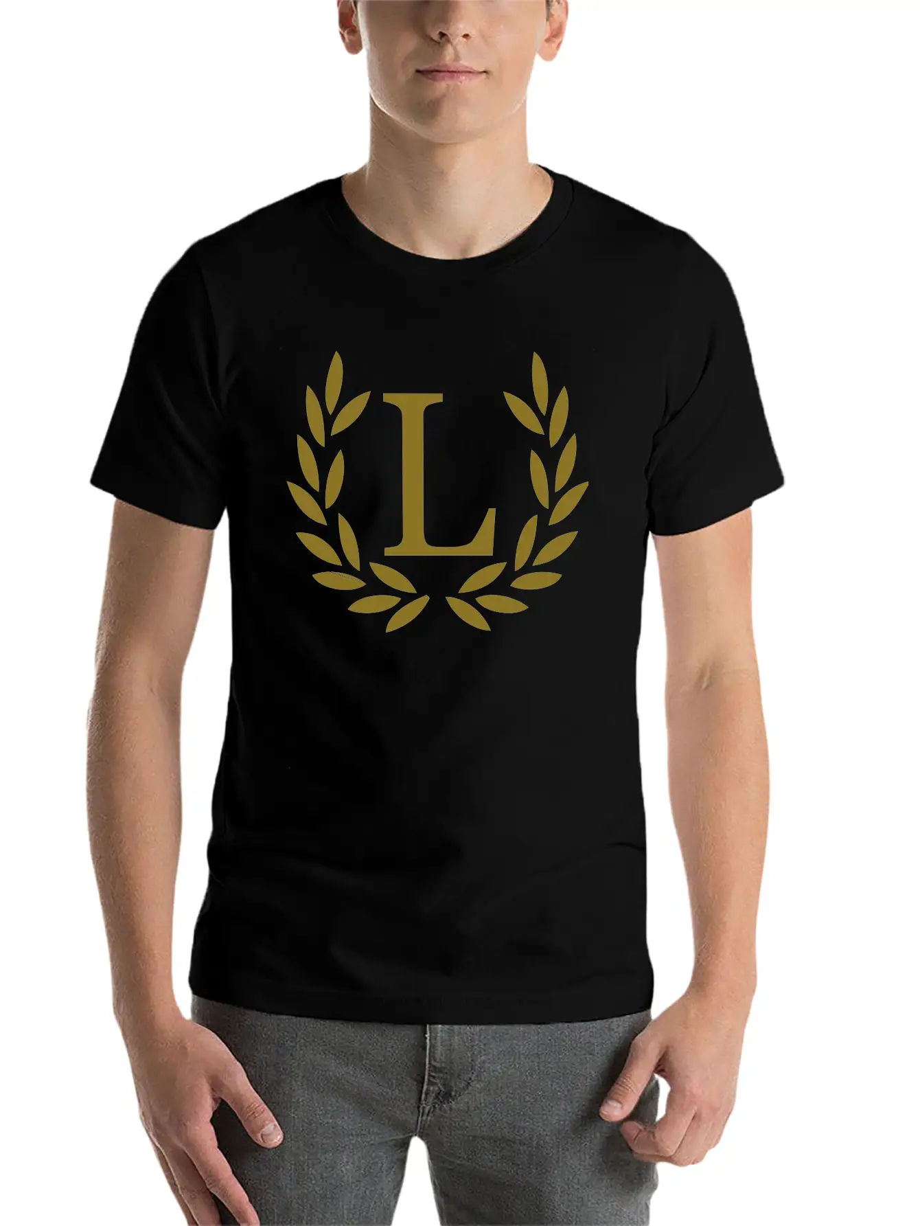 L - Letter Breathable Soft Cotton T-Shirt – Timeless Casual Look
