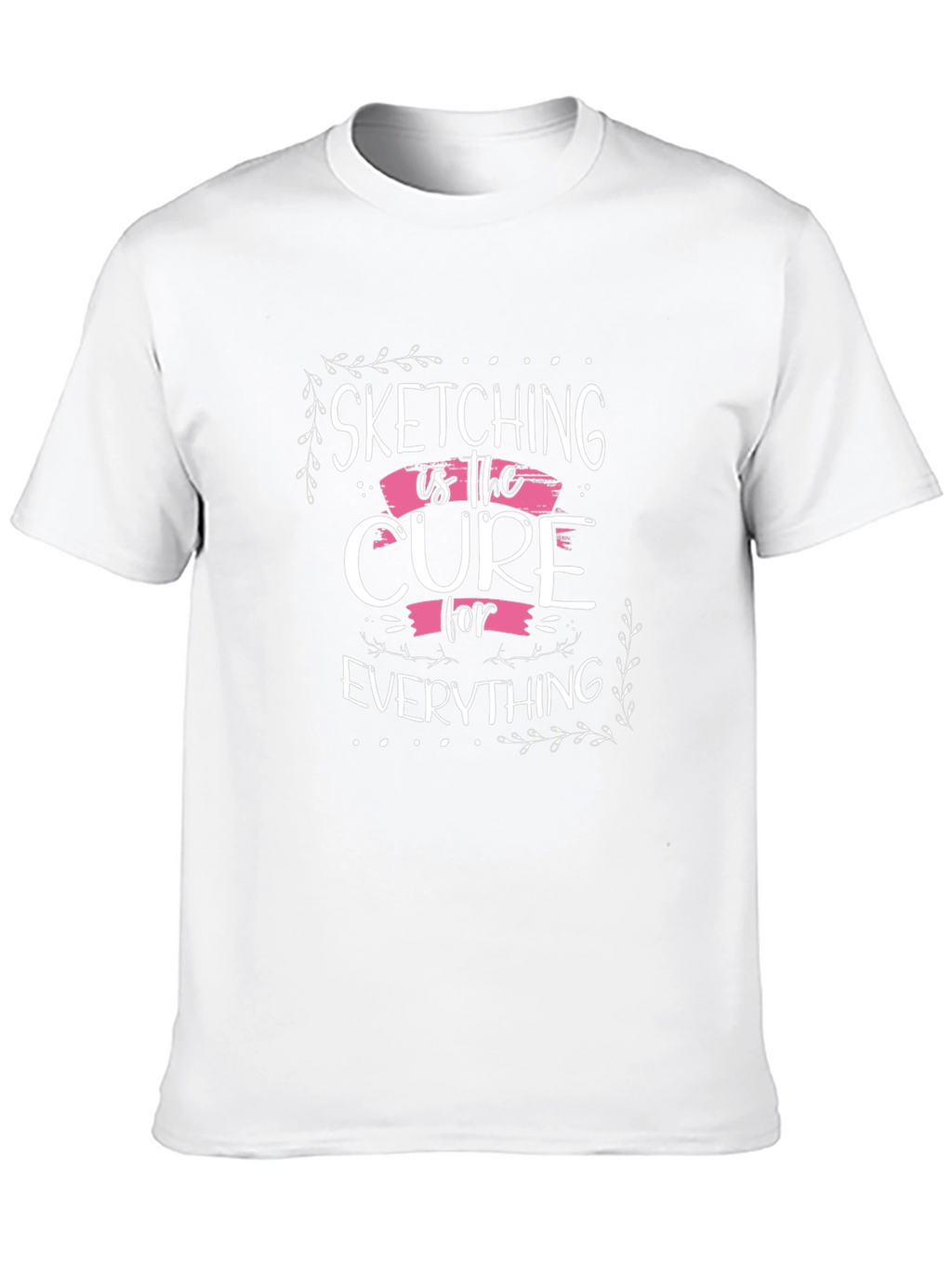 Sketching is the Cure Black T-Shirt