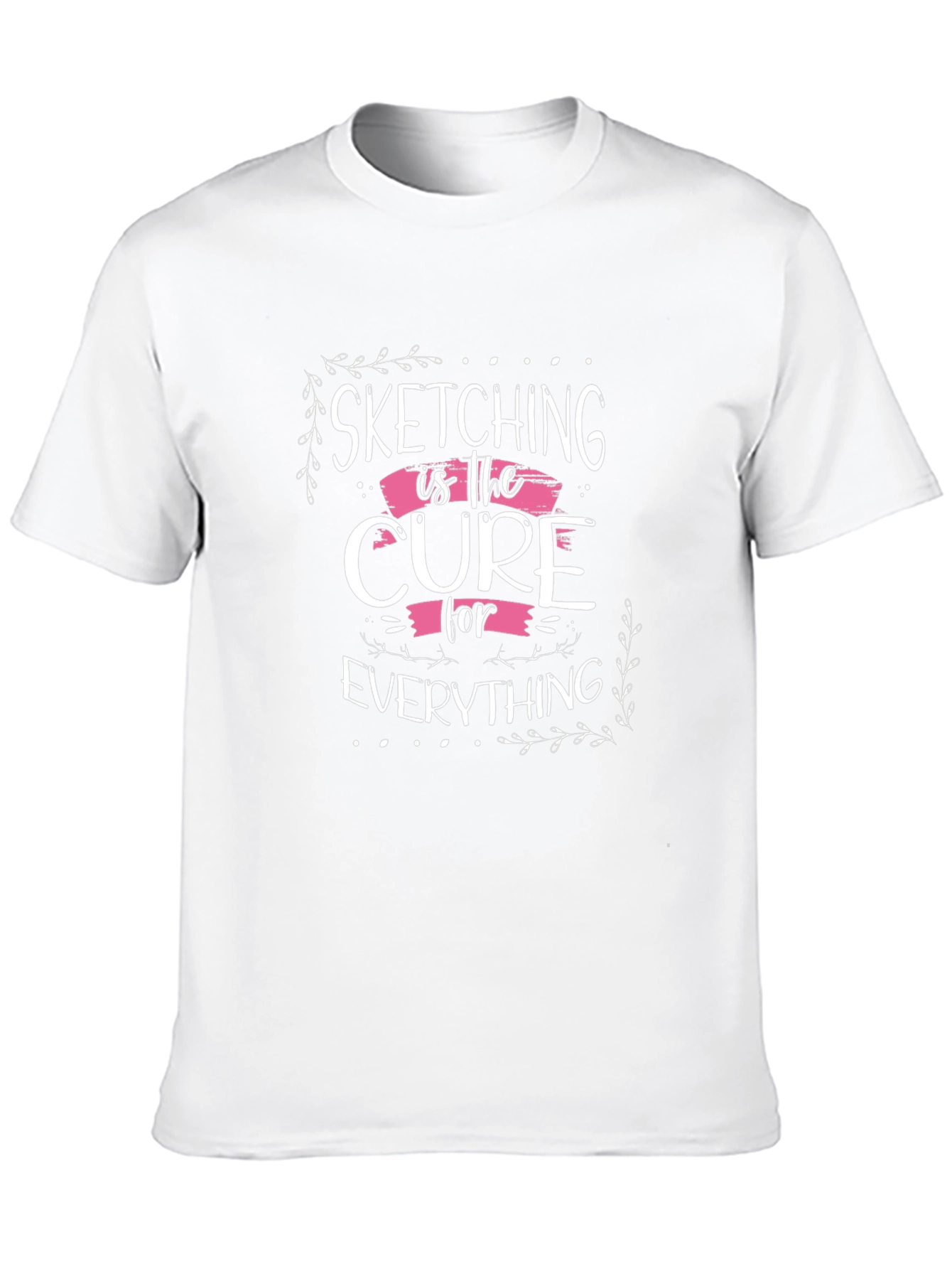 Sketching is the Cure Black T-Shirt