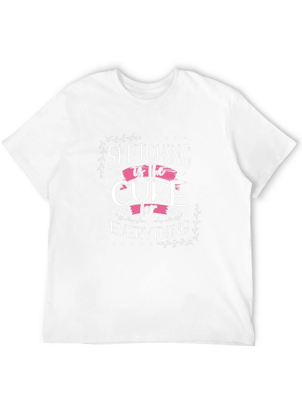 Sketching is the Cure Black T-Shirt