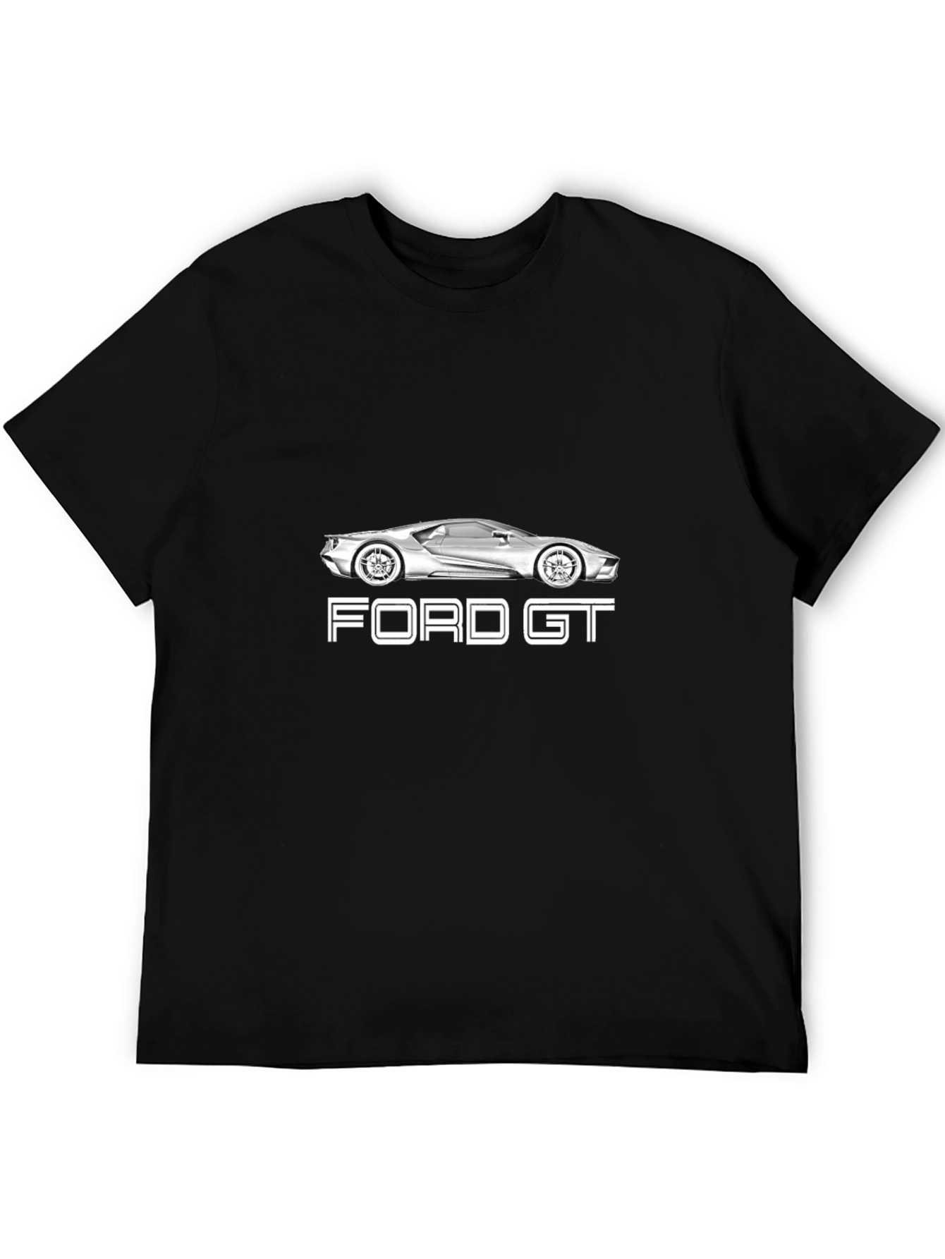 Ford GT Car Graphic Black T-Shirt