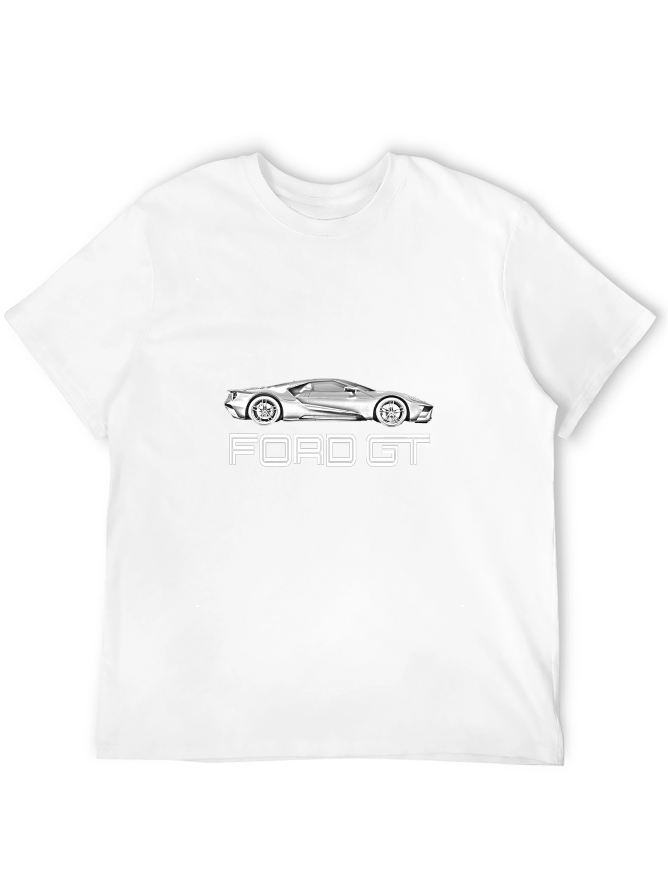 Ford GT Car Graphic Black T-Shirt