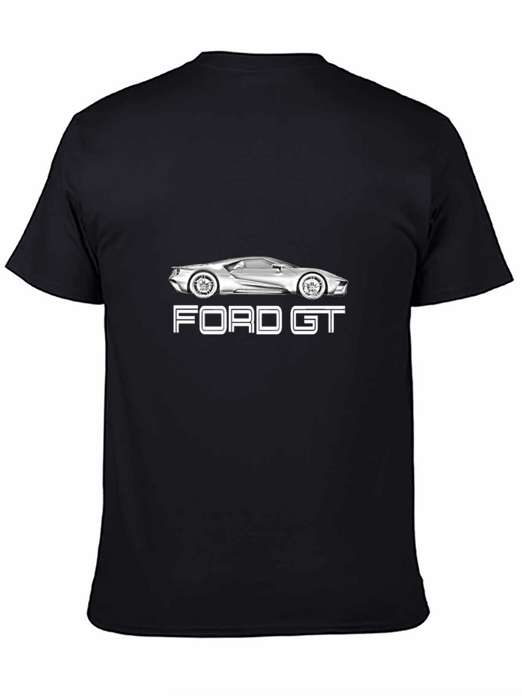 Ford GT Car Graphic Black T-Shirt