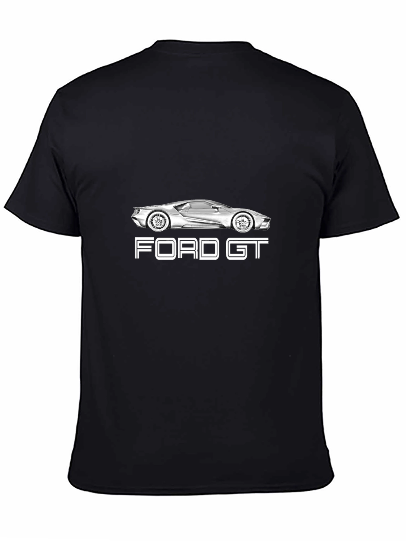 Ford GT Car Graphic Black T-Shirt