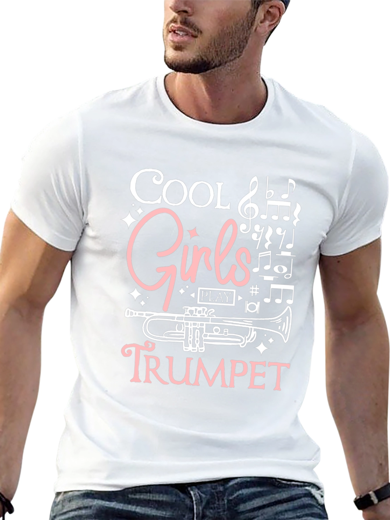 Cool Girls Play Trumpet T-Shirt - Music Lover Tee