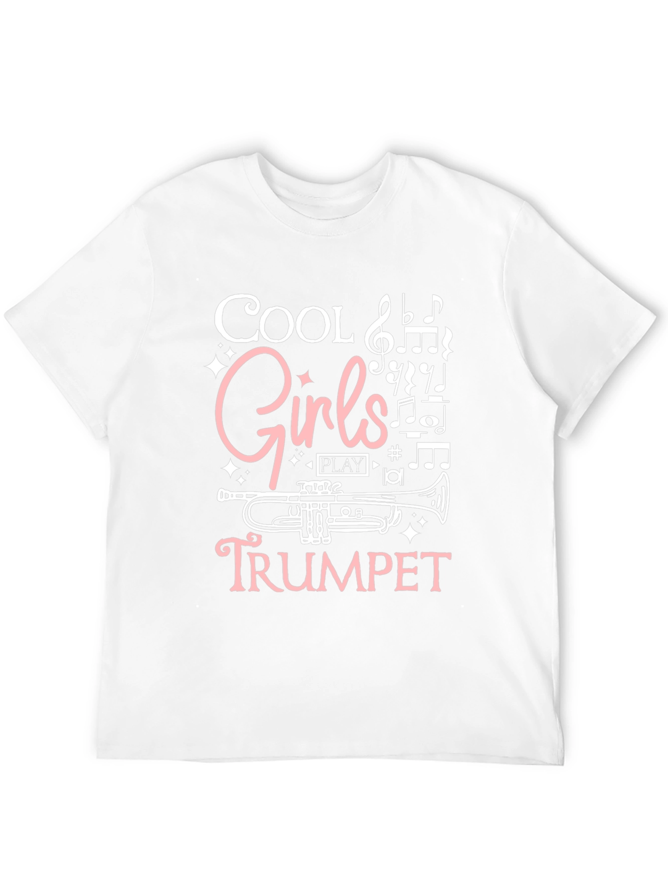Cool Girls Play Trumpet T-Shirt - Music Lover Tee