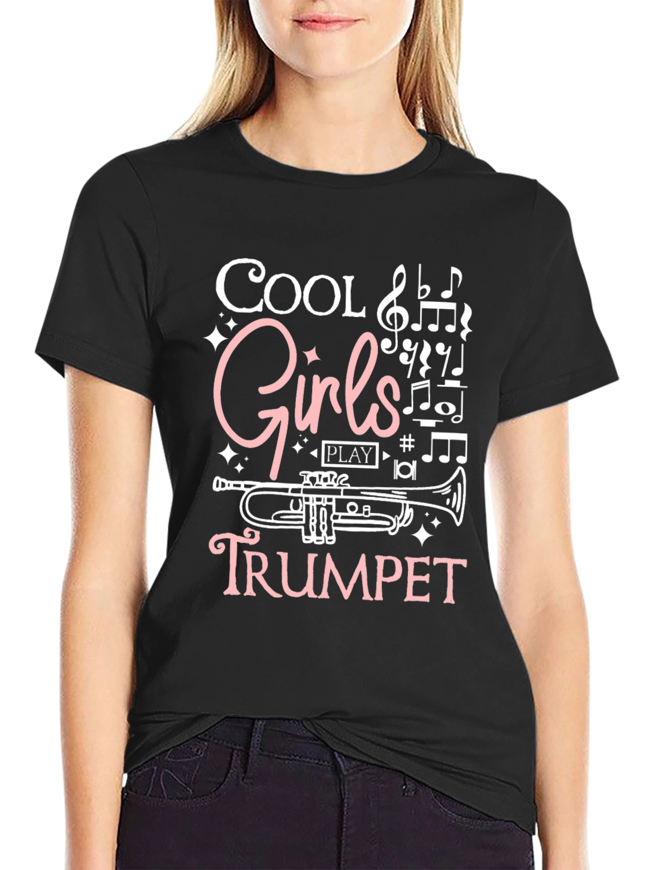 Cool Girls Play Trumpet T-Shirt - Music Lover Tee