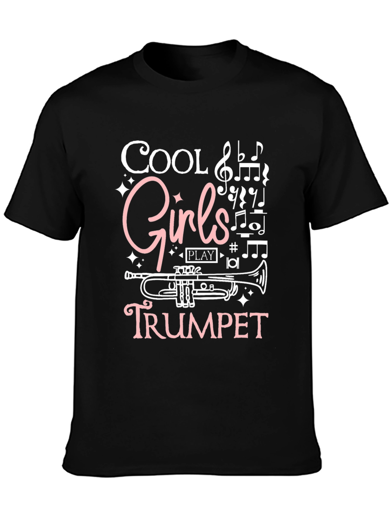 Cool Girls Play Trumpet T-Shirt - Music Lover Tee