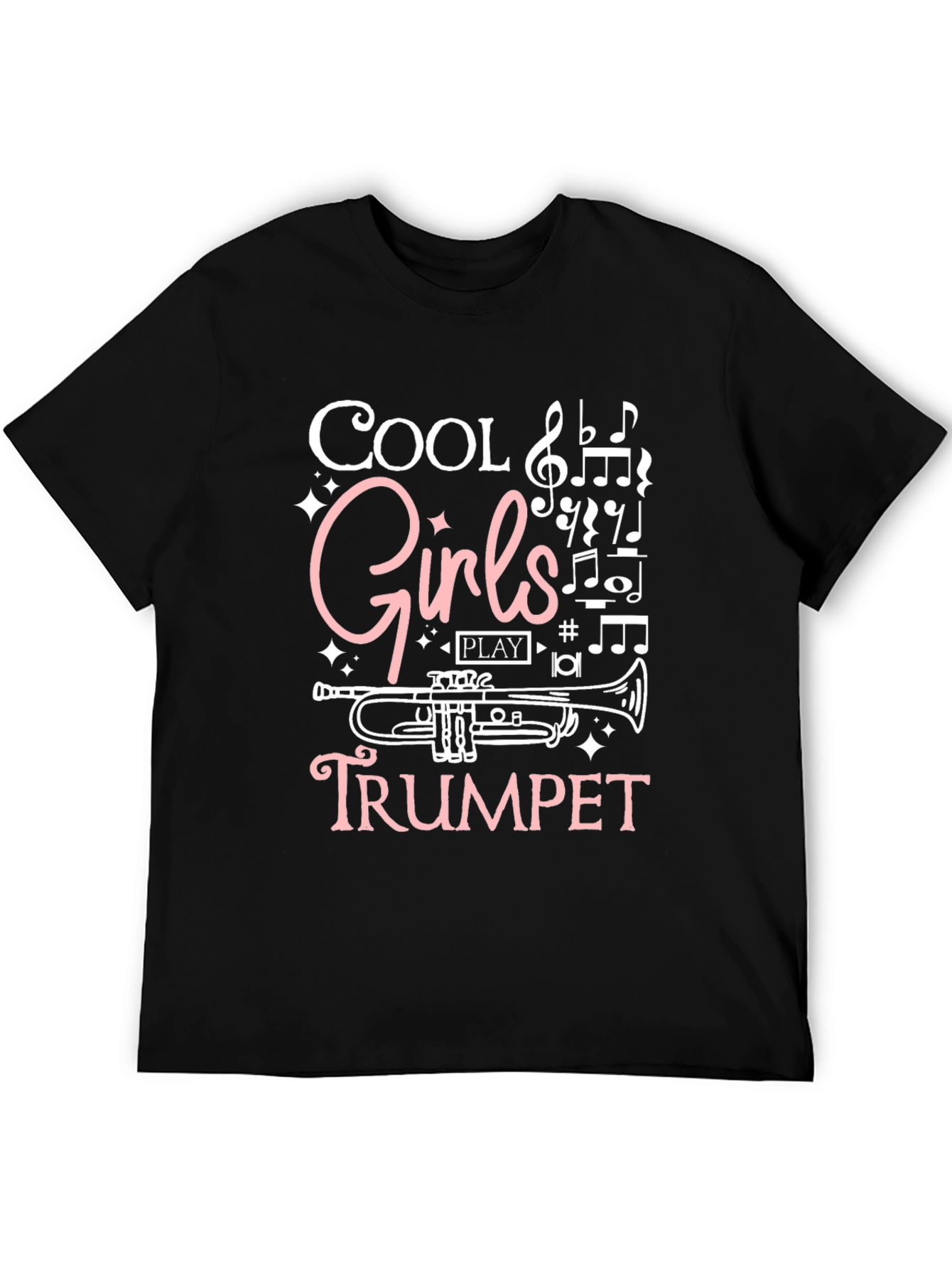 Cool Girls Play Trumpet T-Shirt - Music Lover Tee