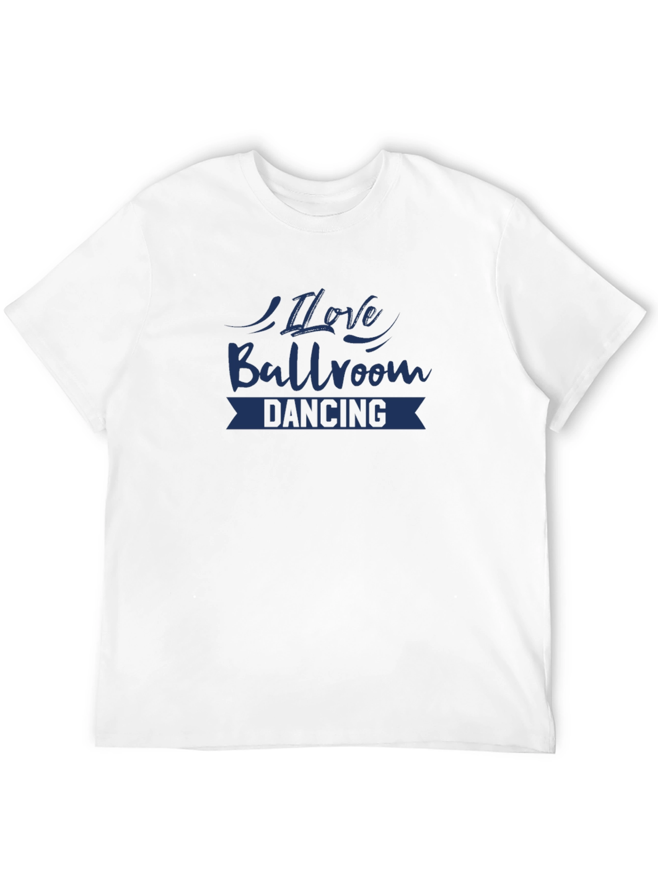 I Love Ballroom Dancing Black T-Shirt