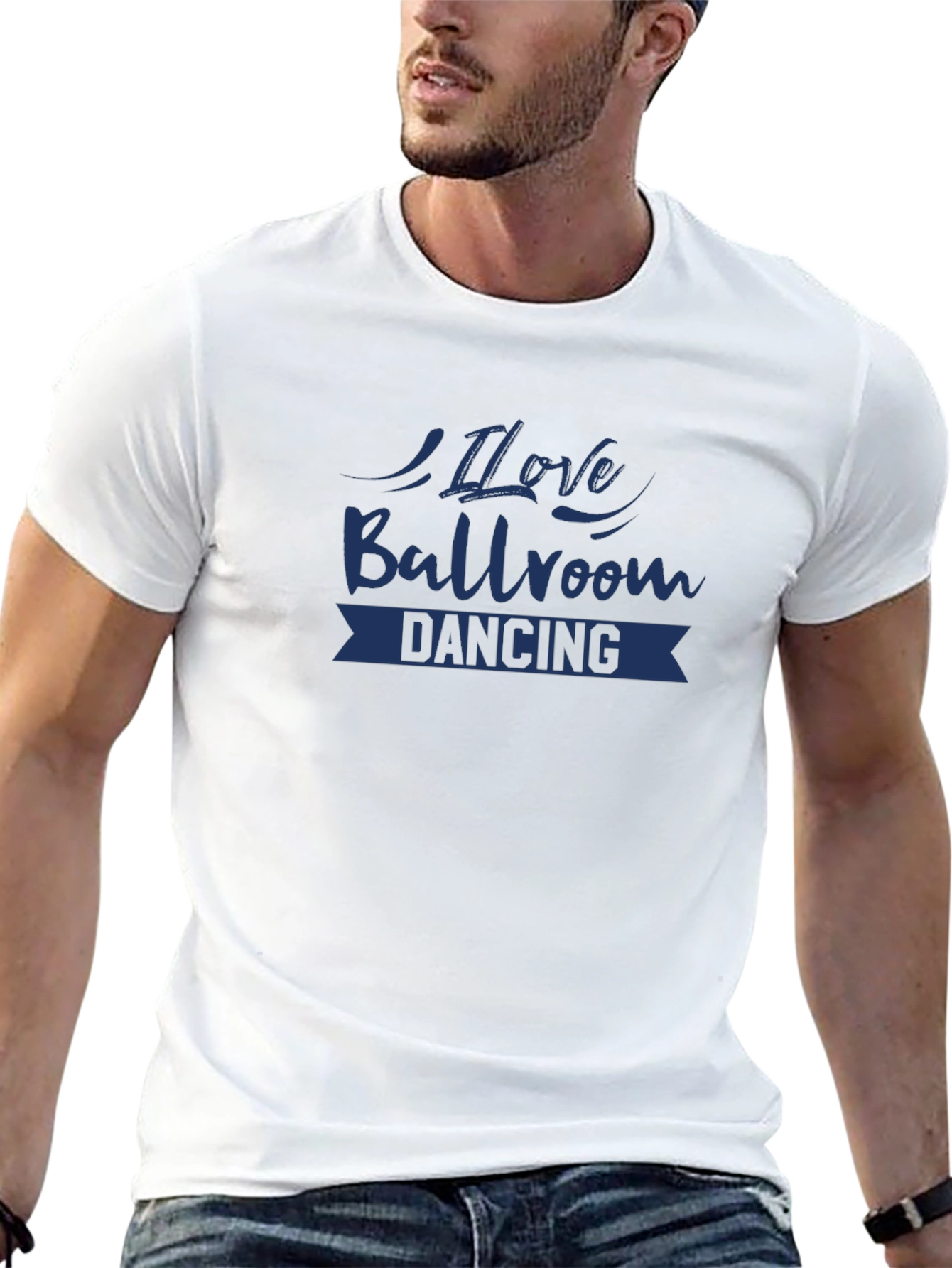 I Love Ballroom Dancing Black T-Shirt