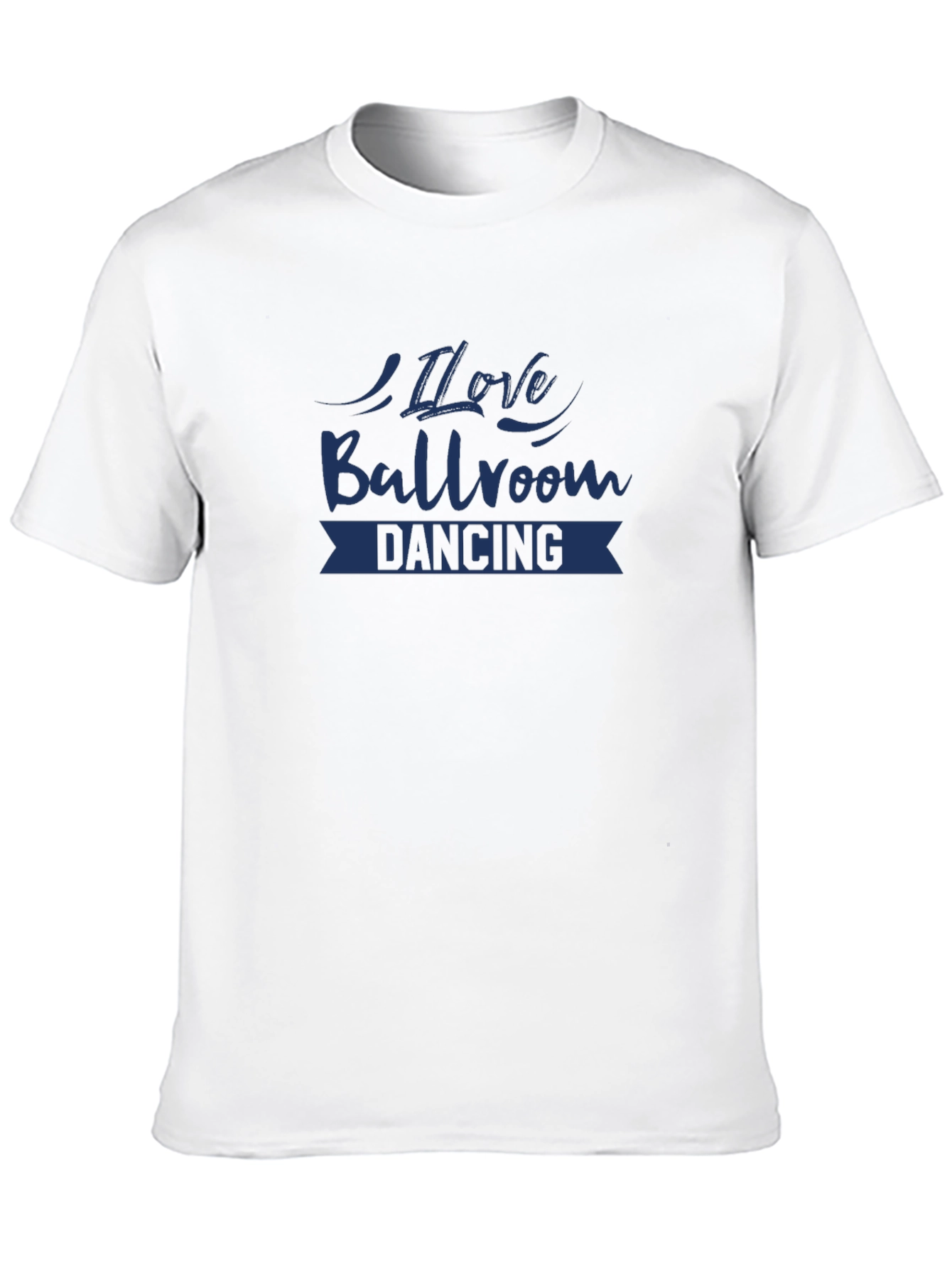 I Love Ballroom Dancing Black T-Shirt
