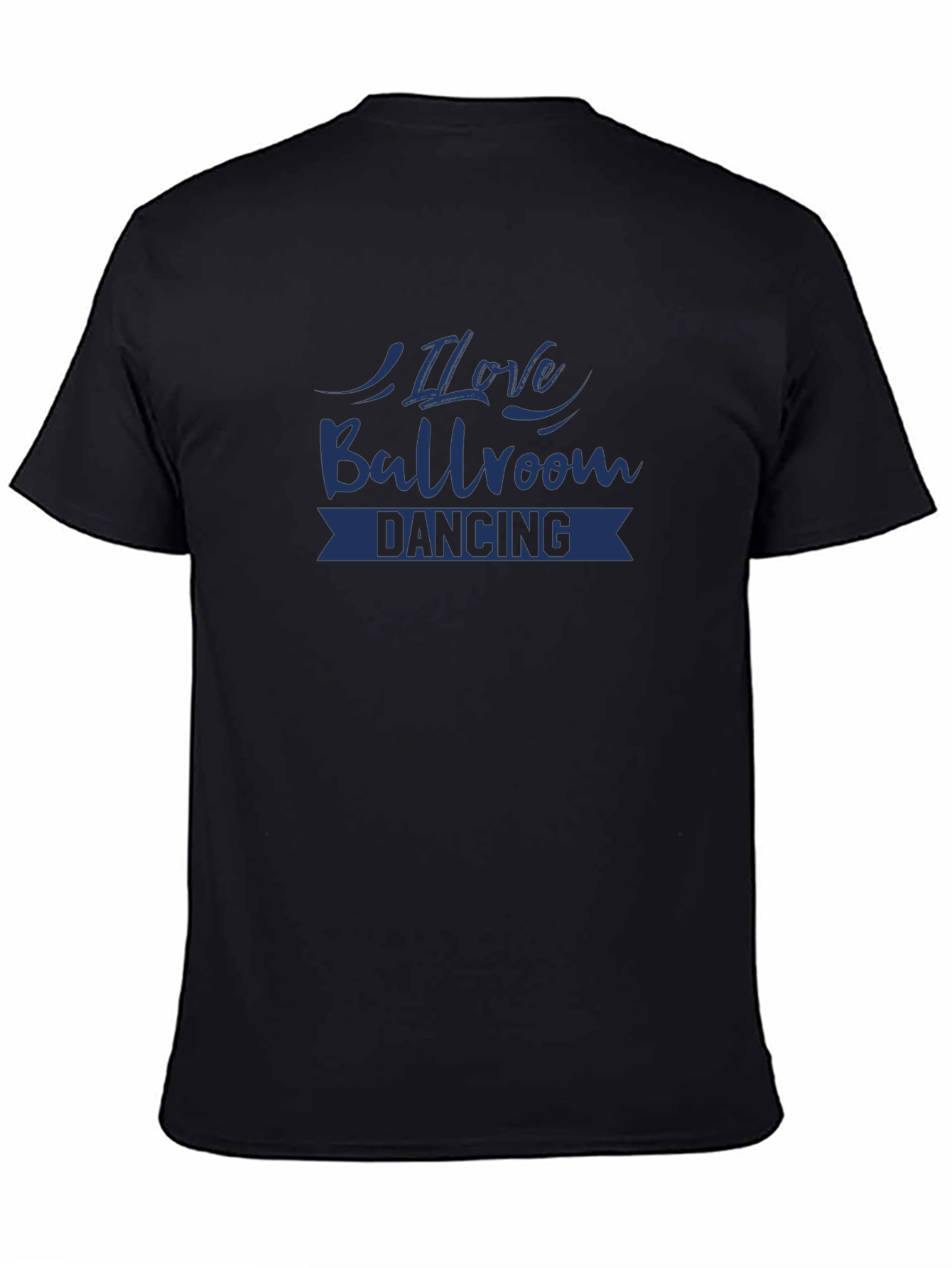 I Love Ballroom Dancing Black T-Shirt