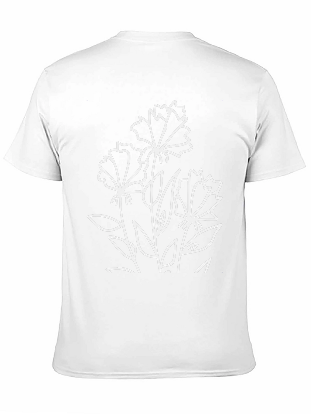 Floral Graphic Black T-Shirt