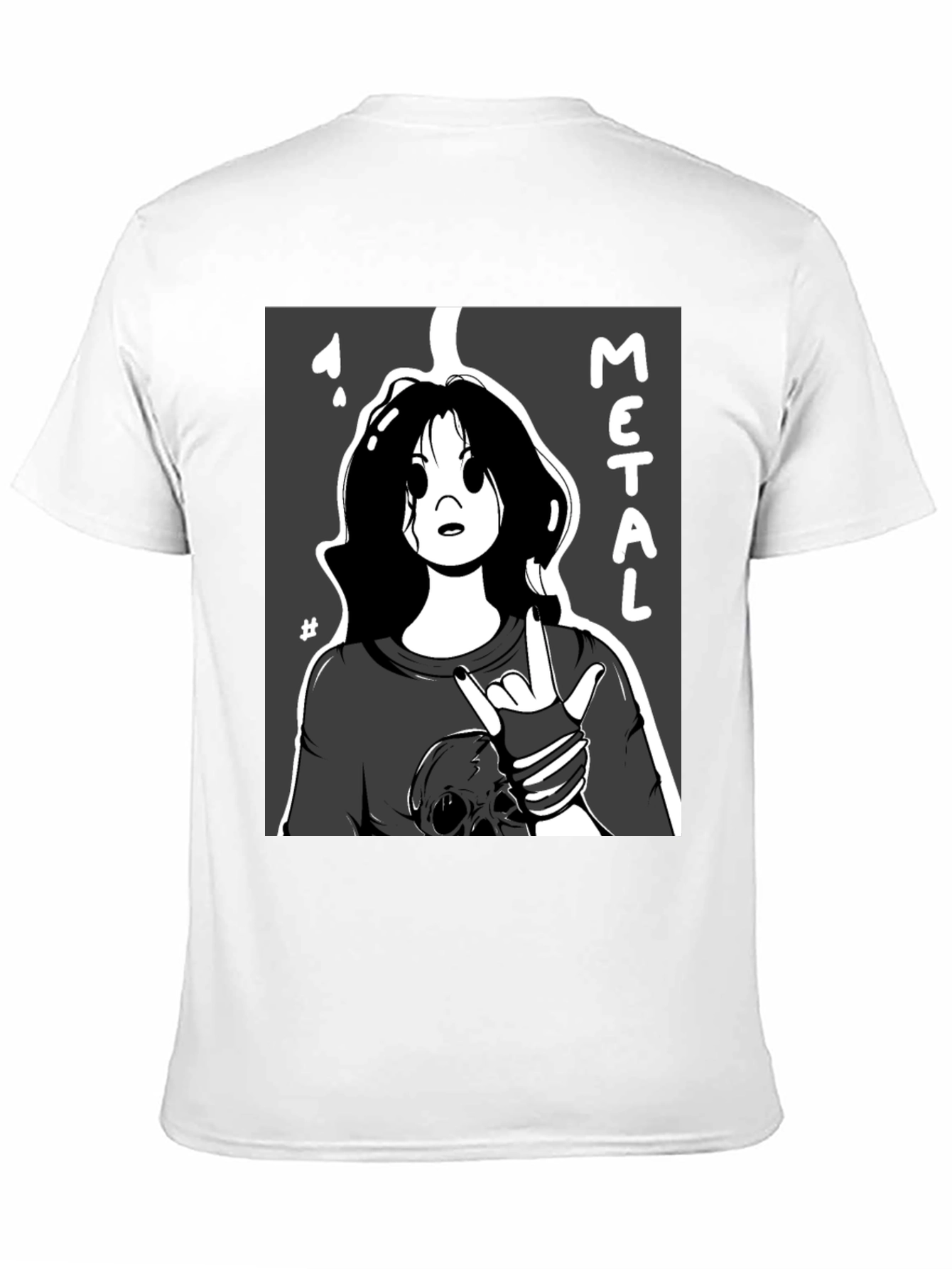 Metal Cartoon Graphic Tee