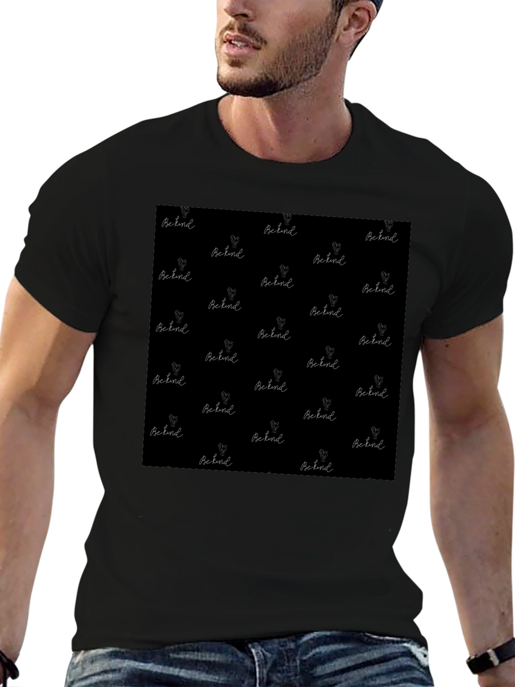 Be Kind Patterned T-Shirt