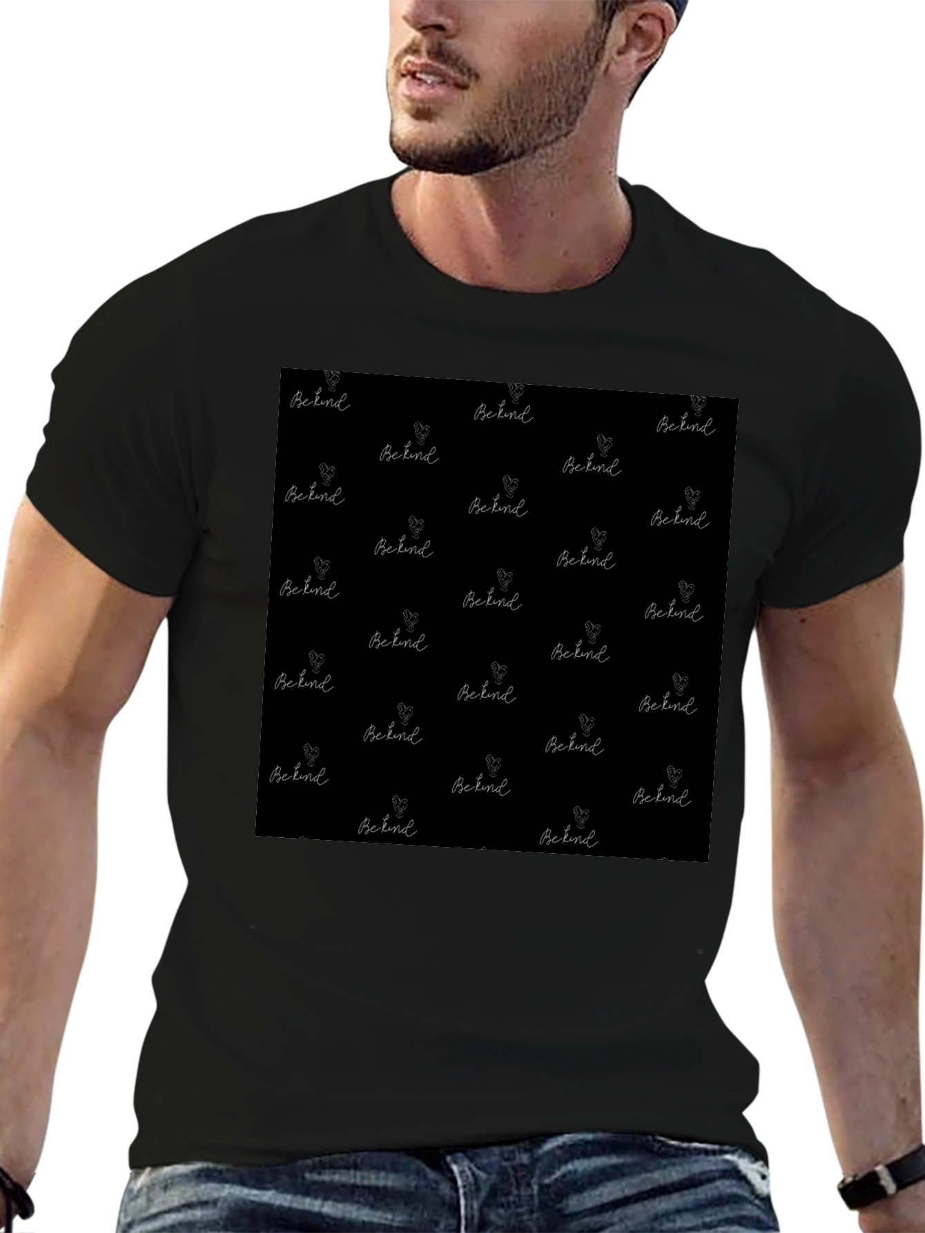 Be Kind Patterned T-Shirt