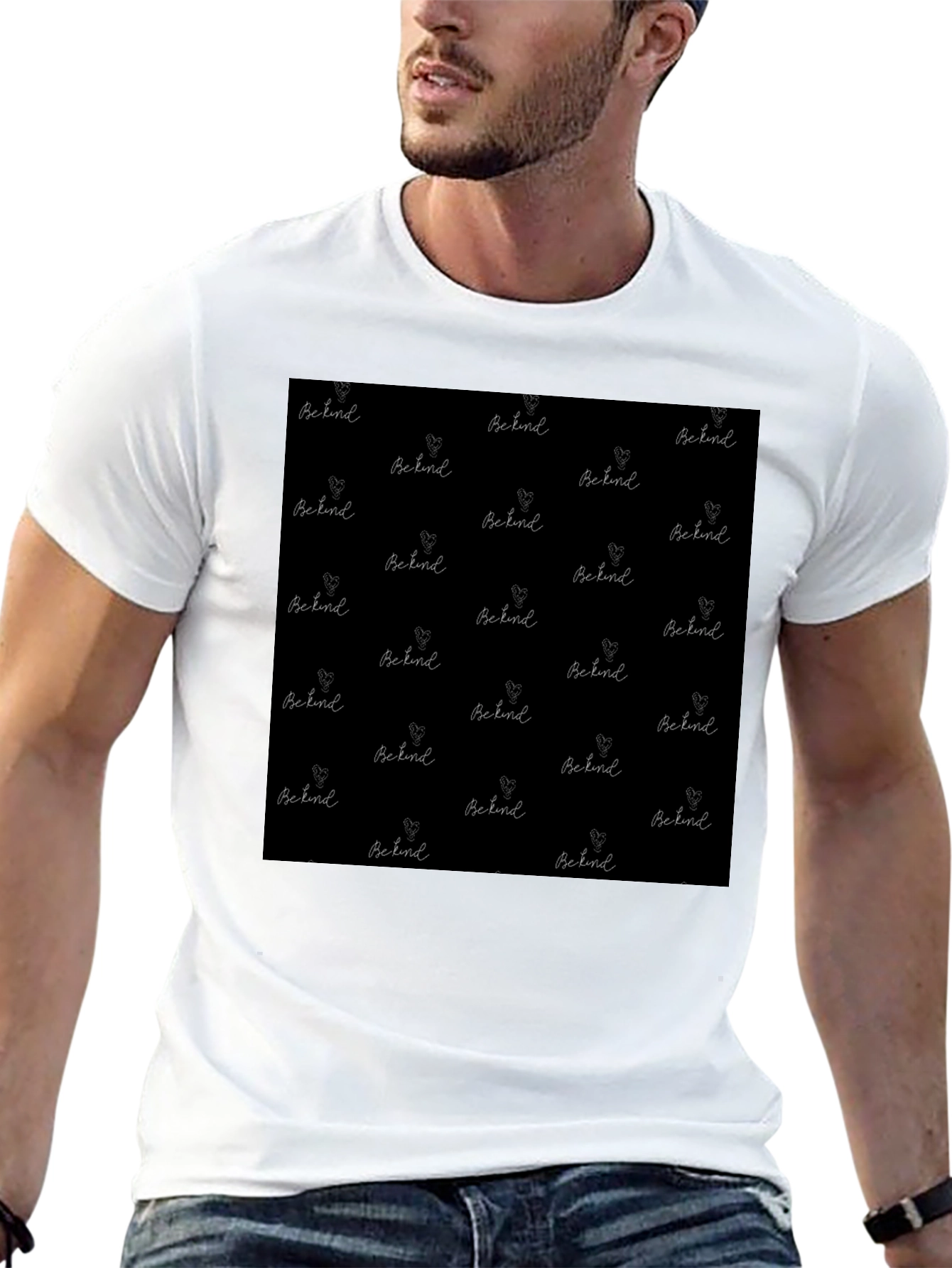 Be Kind Patterned T-Shirt