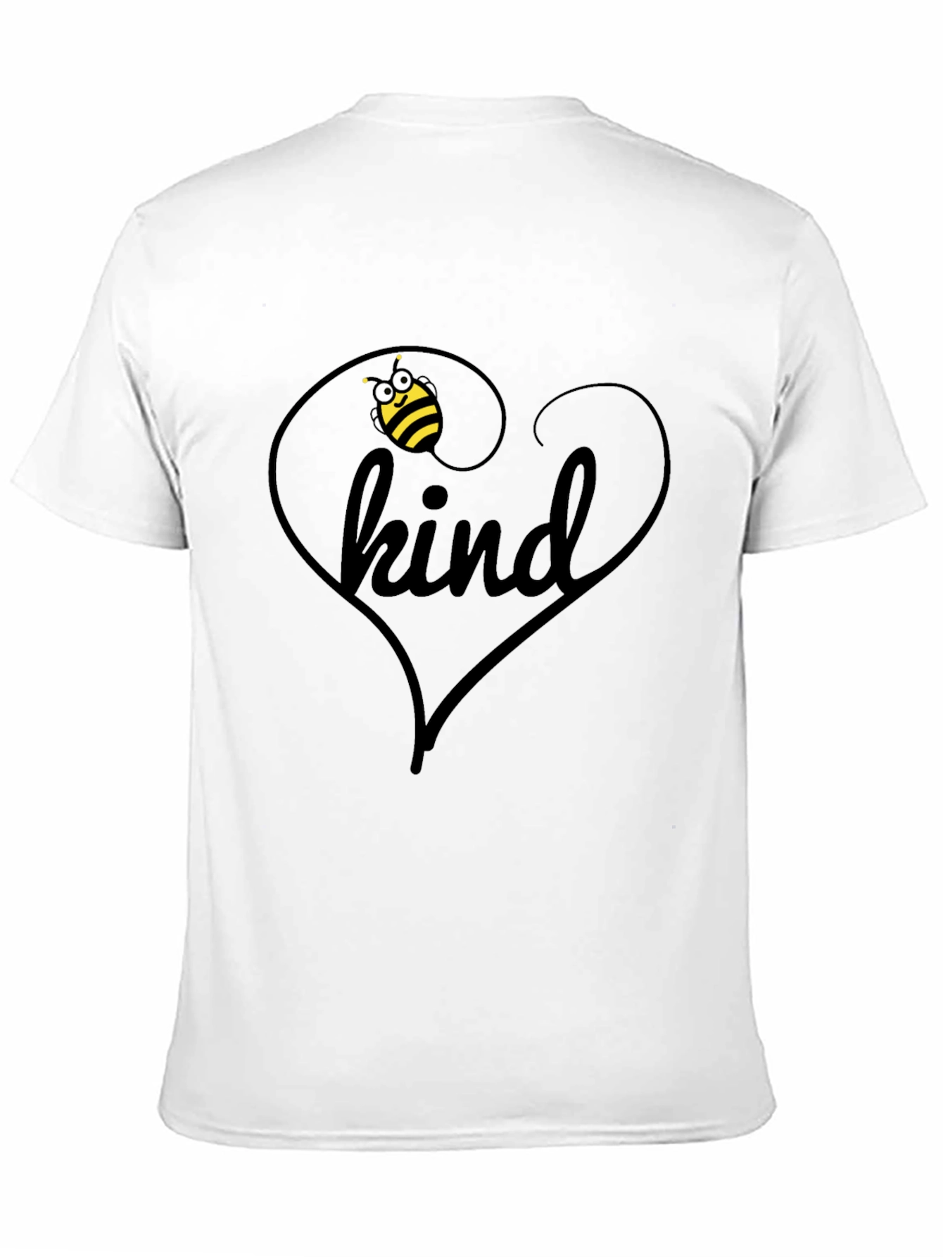 Be Kind Bee Heart T-Shirt - Soft Cotton Tee