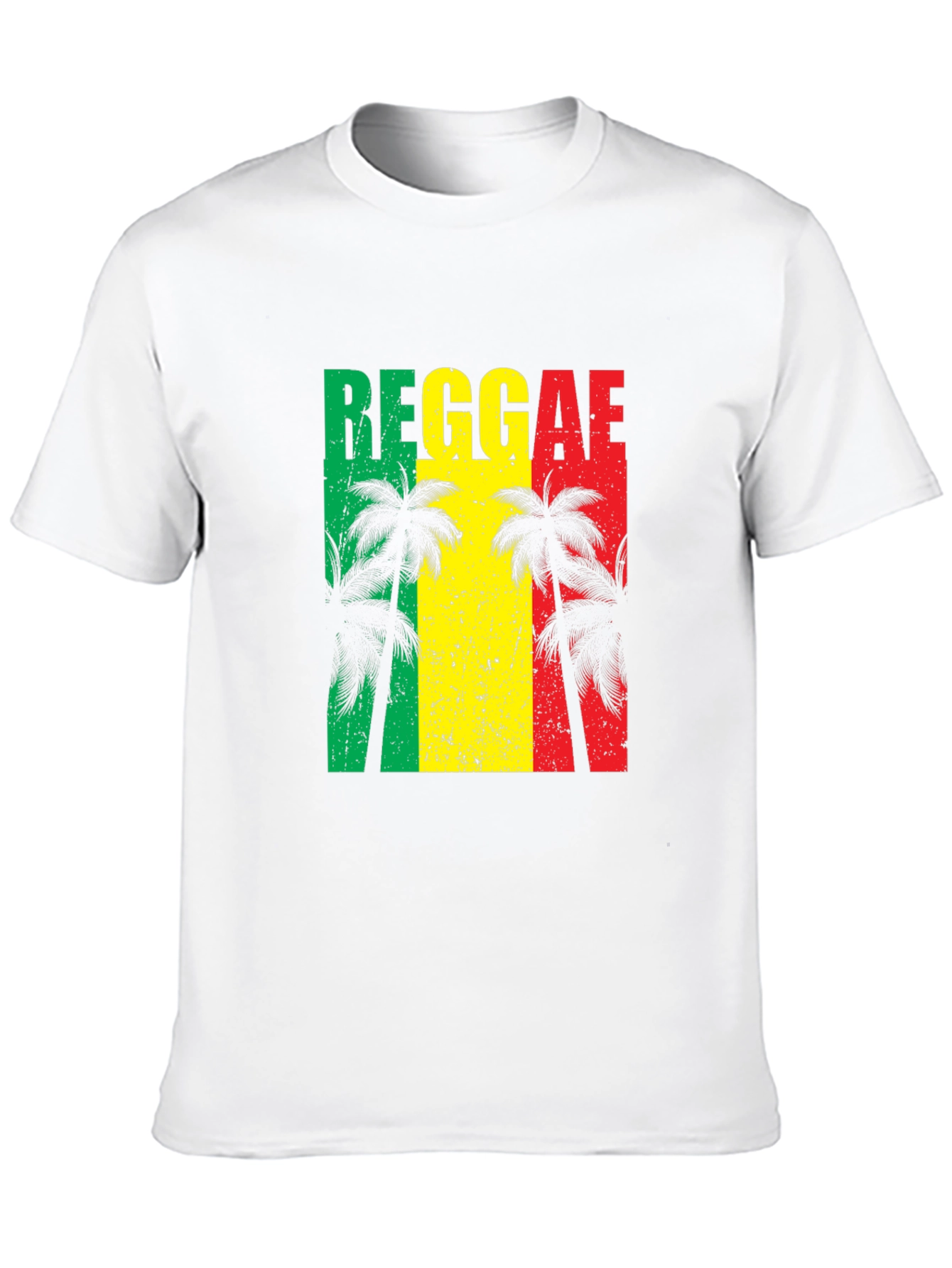 Reggae Vibes T-Shirt - Tropical Palm Tree Design