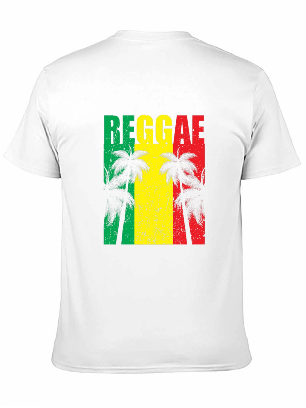 Reggae Vibes T-Shirt - Tropical Palm Tree Design