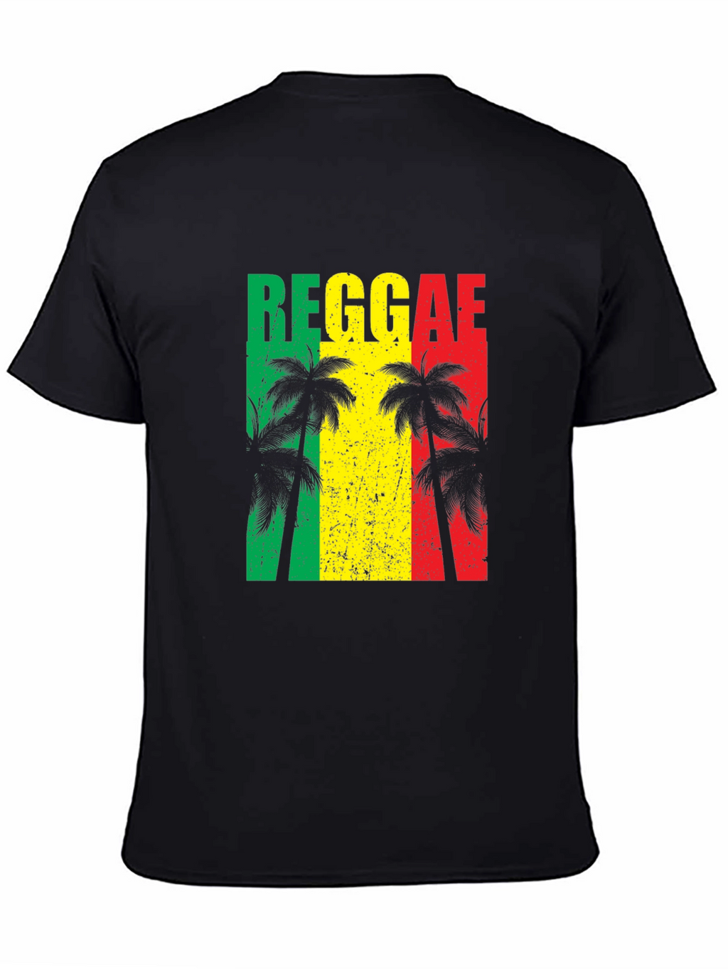 Reggae Vibes T-Shirt - Tropical Palm Tree Design