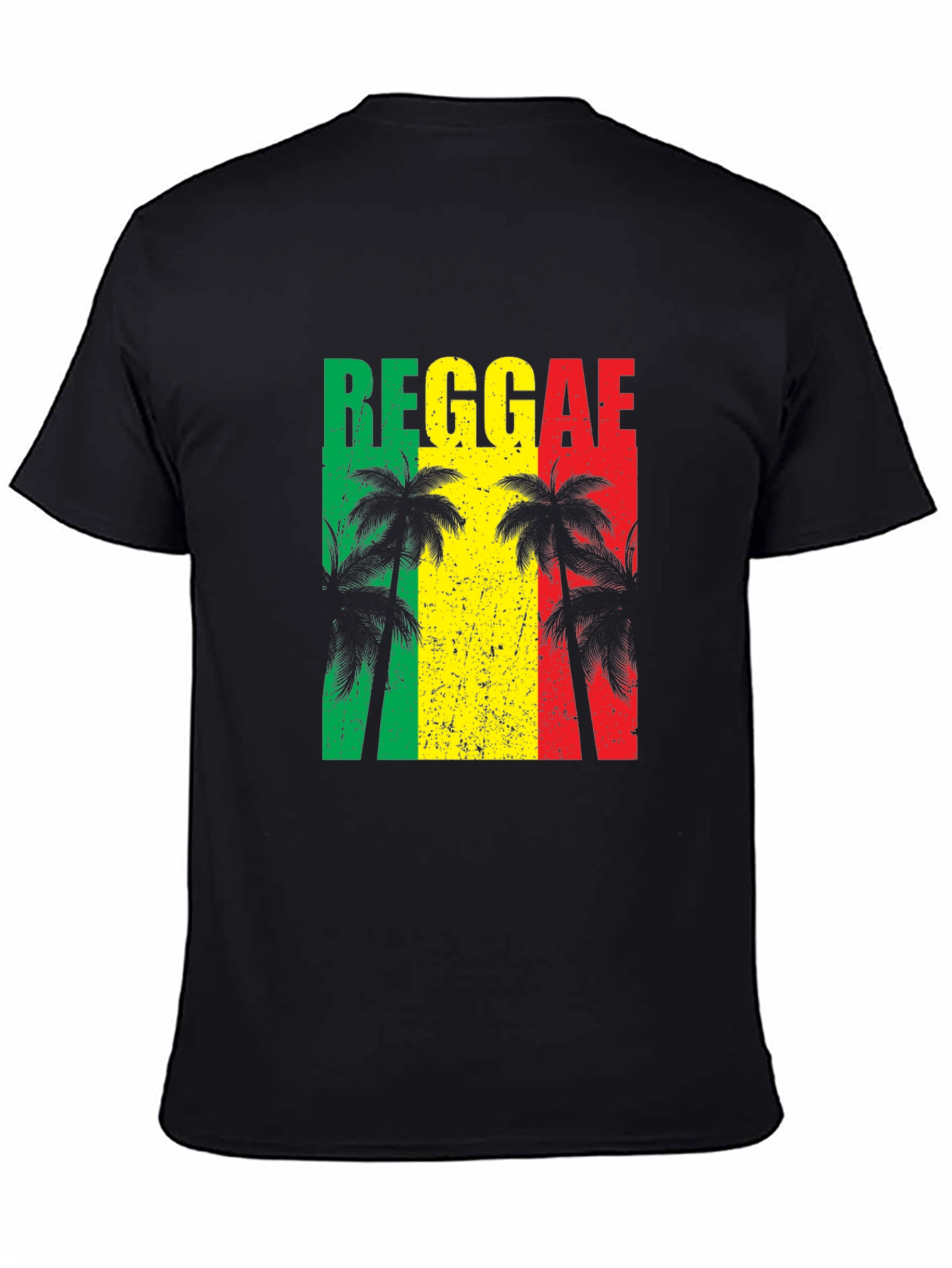 Reggae Vibes T-Shirt - Tropical Palm Tree Design