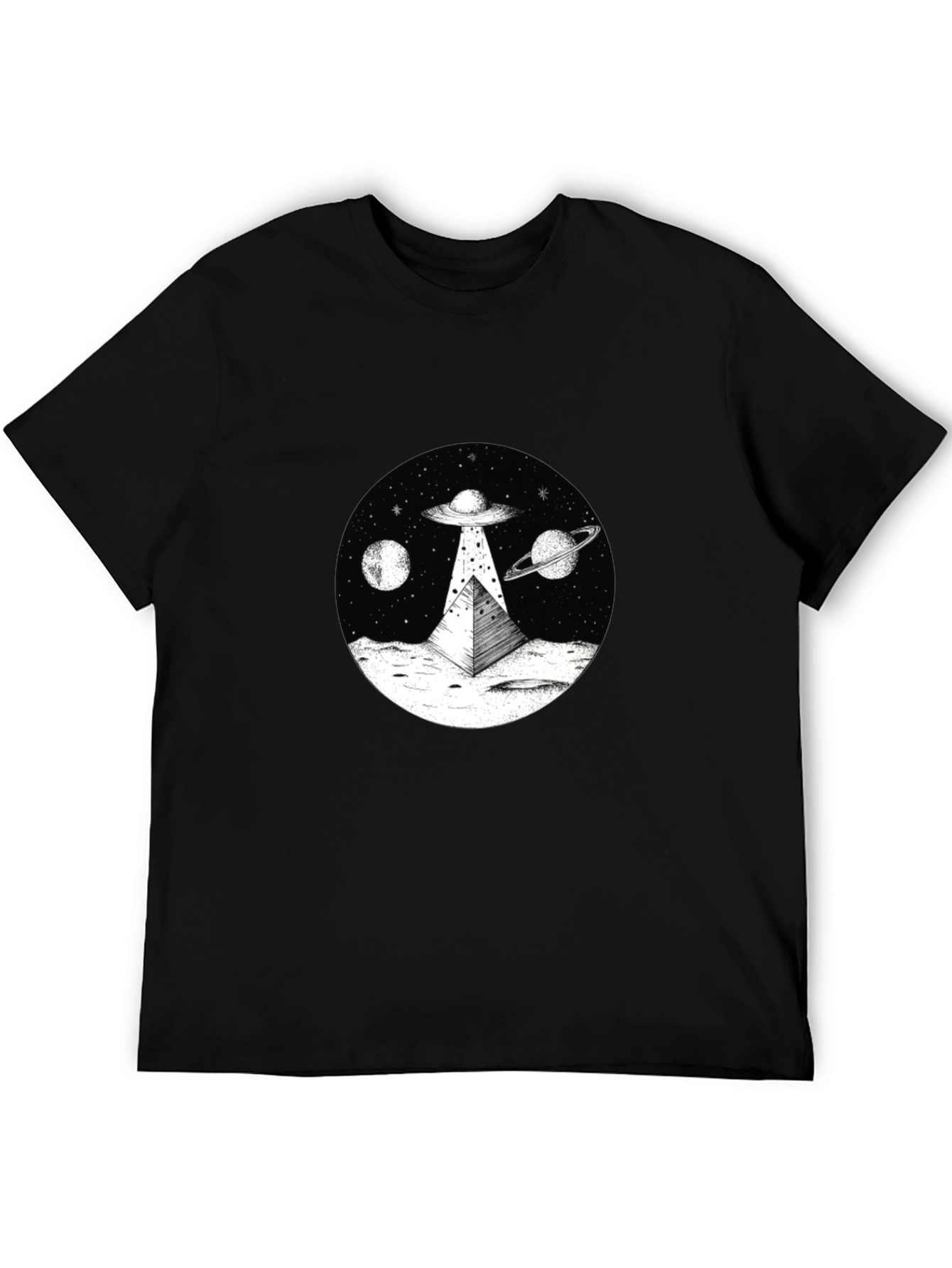 UFO Pyramid T-Shirt - Extraterrestrial Graphic Tee