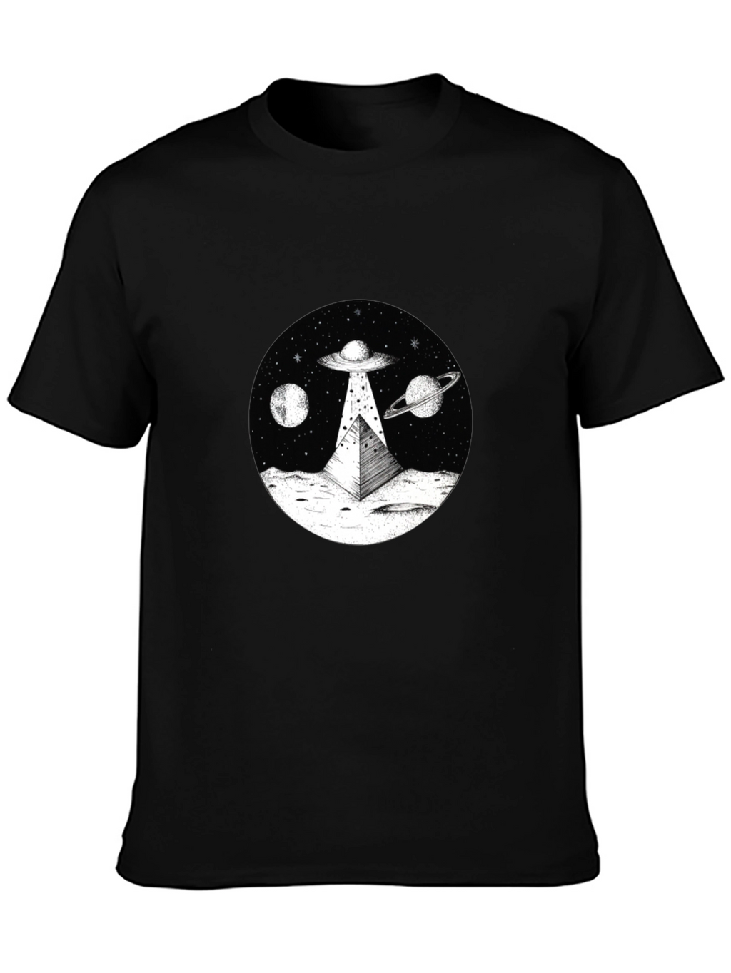 UFO Pyramid T-Shirt - Extraterrestrial Graphic Tee