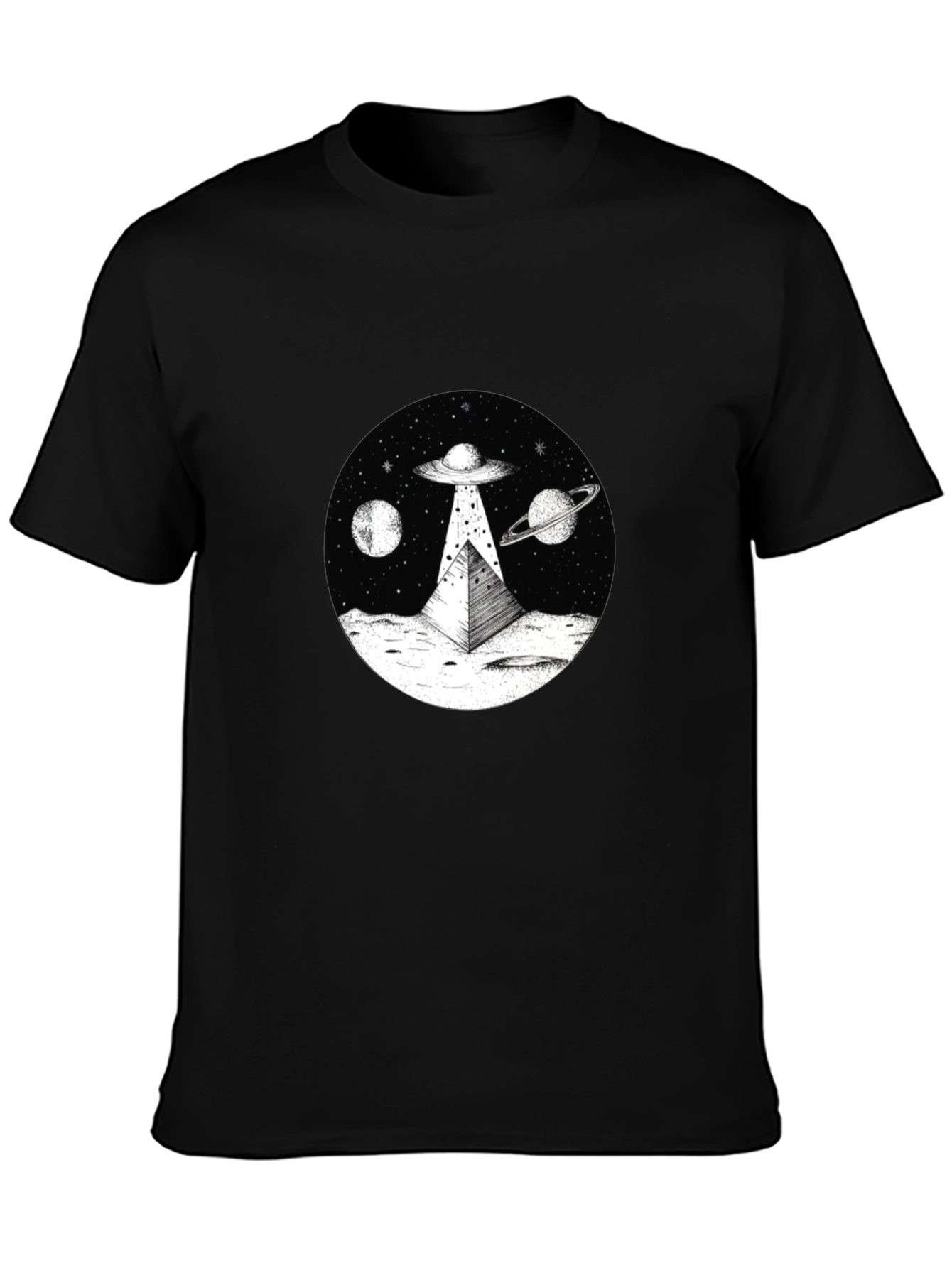 UFO Pyramid T-Shirt - Extraterrestrial Graphic Tee