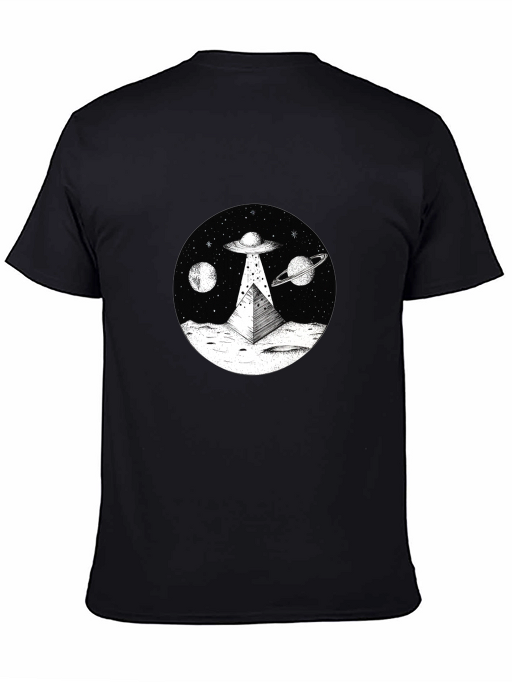 UFO Pyramid T-Shirt - Extraterrestrial Graphic Tee