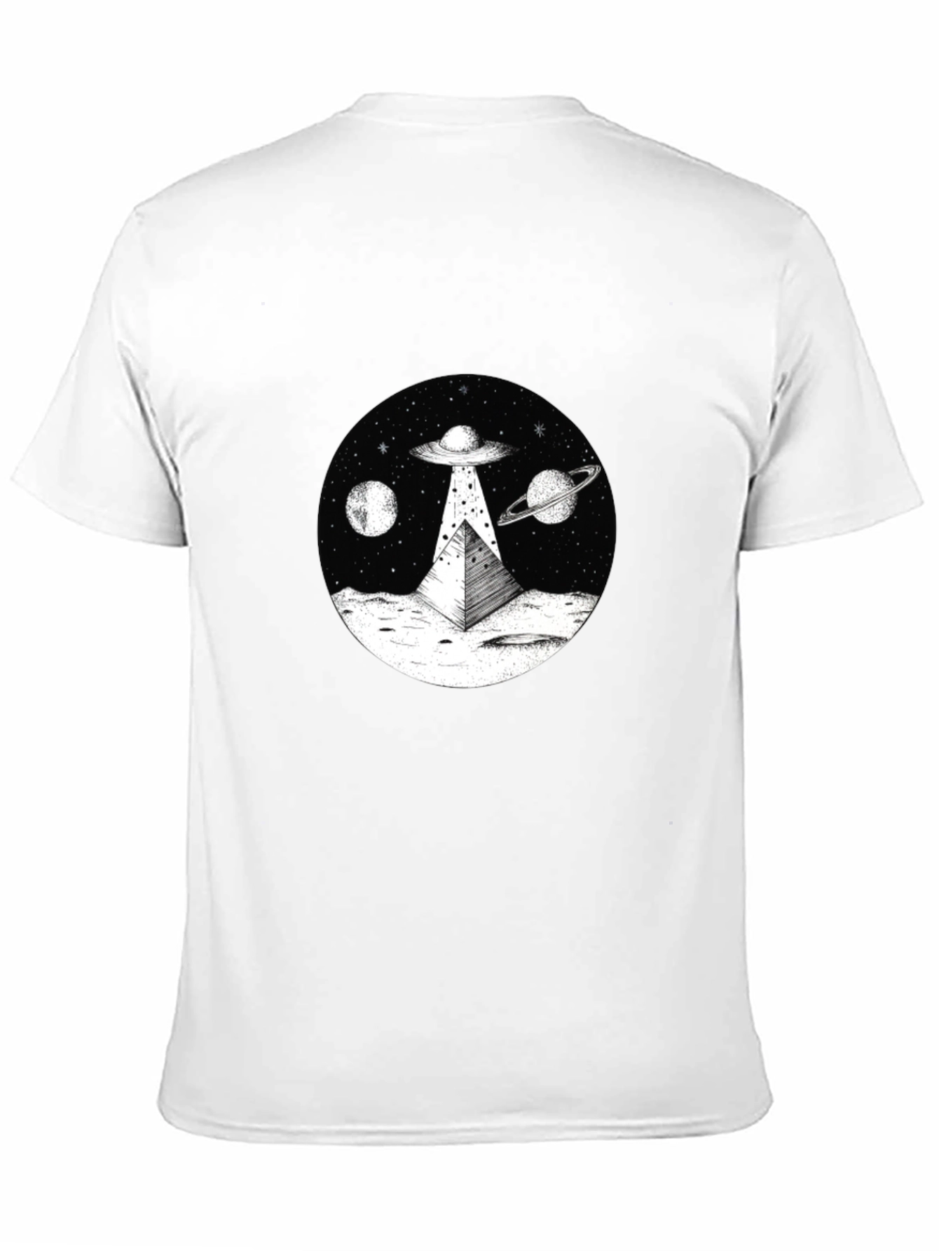 UFO Pyramid T-Shirt - Extraterrestrial Graphic Tee