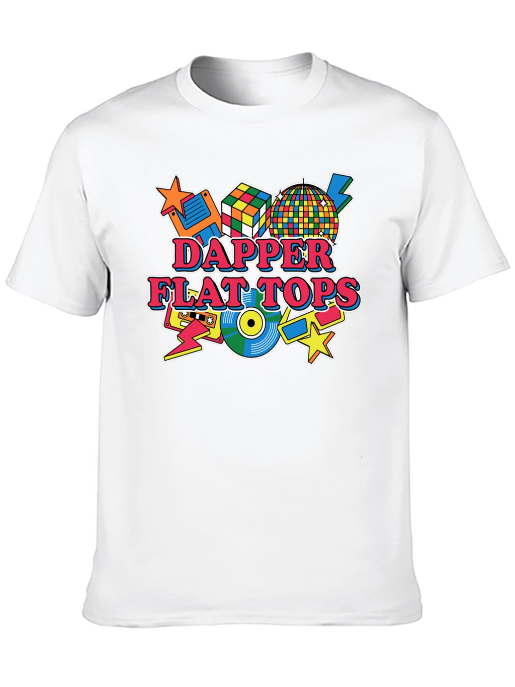 Dapper Flat Tops Retro Style Graphic Tee