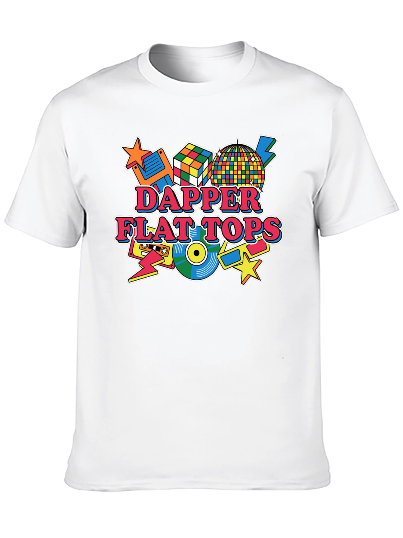 Dapper Flat Tops Retro Style Graphic Tee