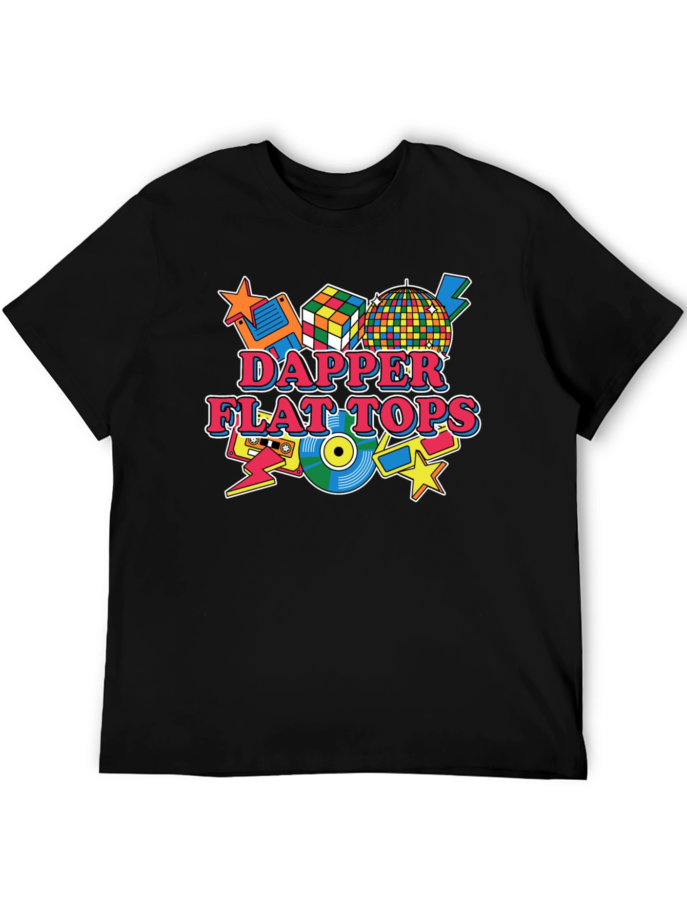 Dapper Flat Tops Retro Style Graphic Tee