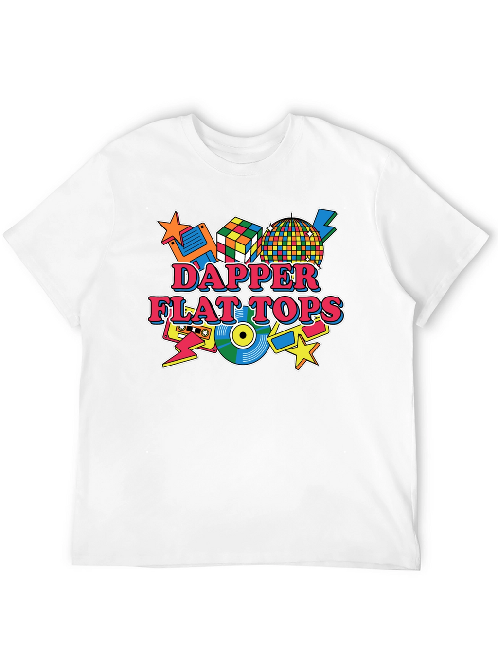 Dapper Flat Tops Retro Style Graphic Tee