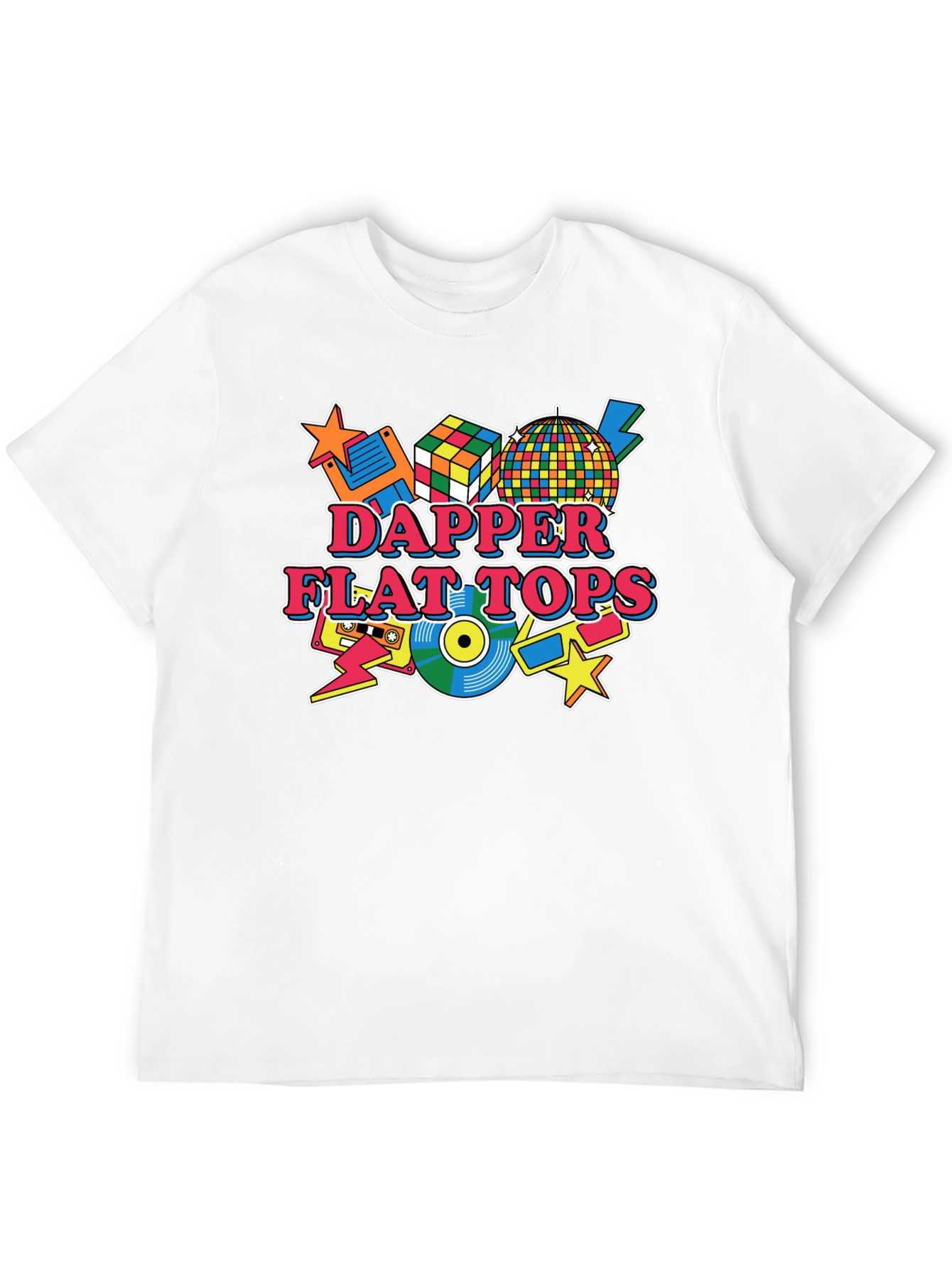 Dapper Flat Tops Retro Style Graphic Tee